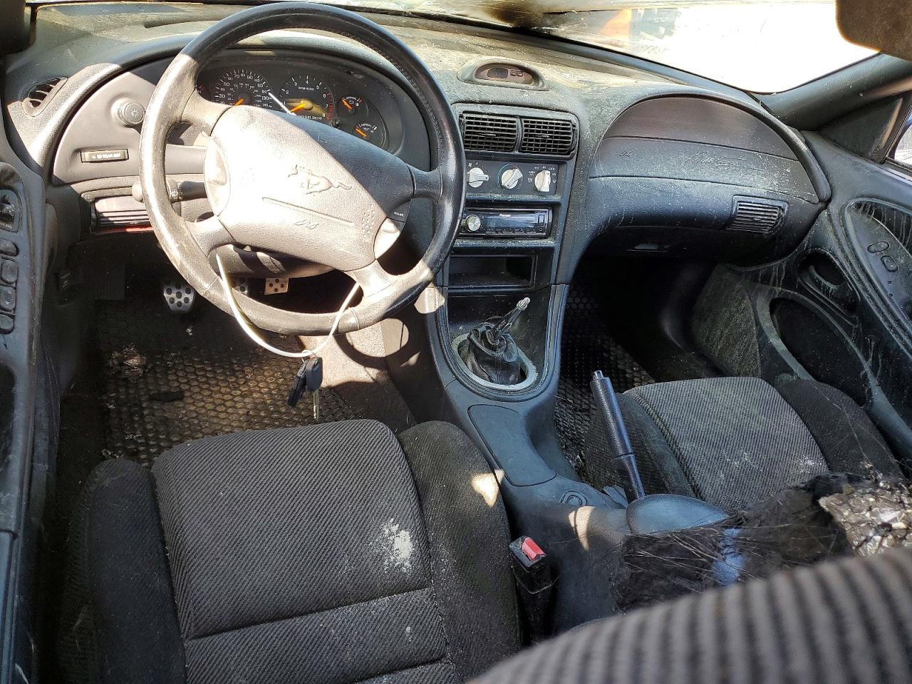 1996 Ford Mustang Gt Black vin: 1FALP45X9TF170449