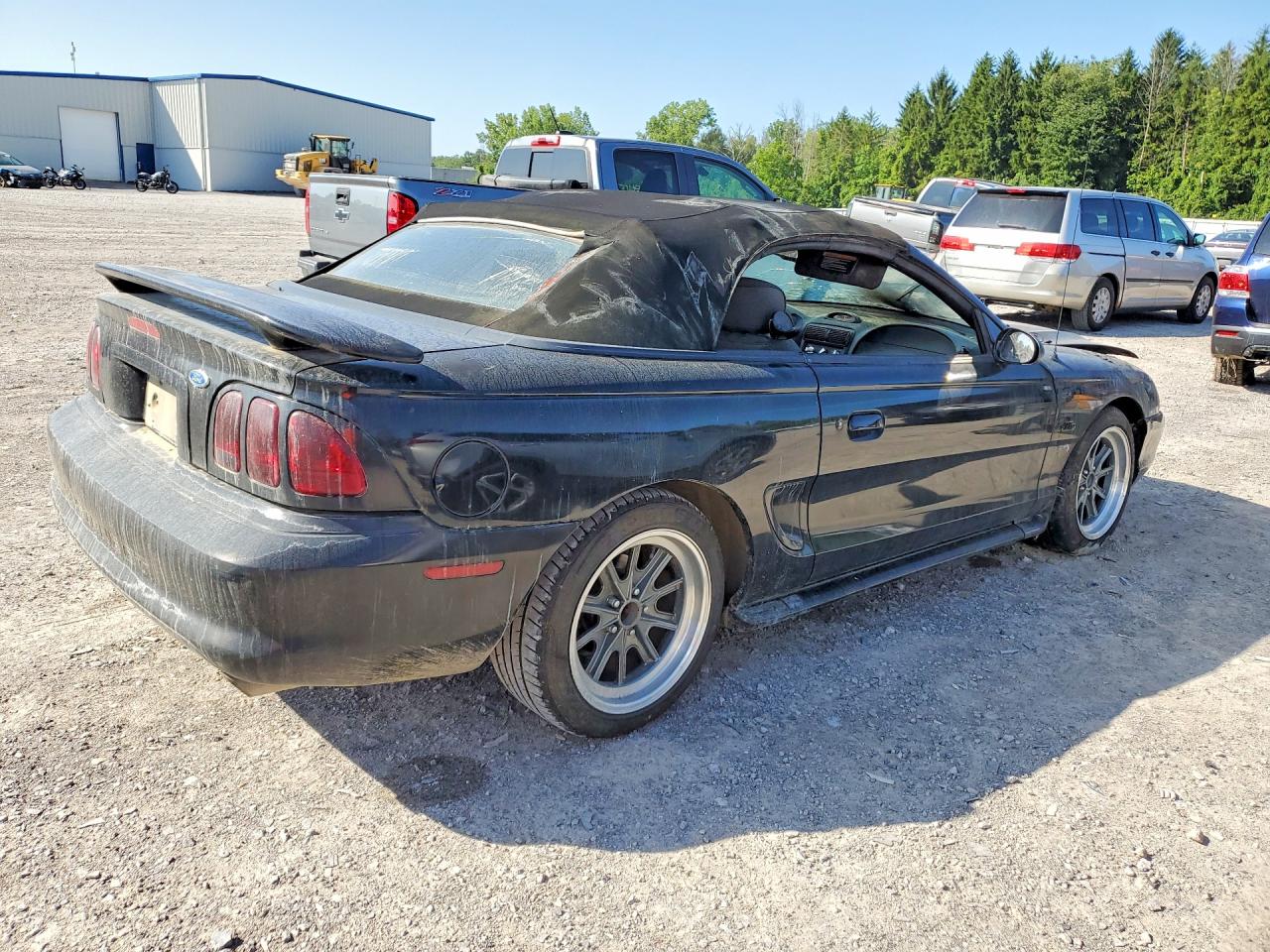 1996 Ford Mustang Gt Black vin: 1FALP45X9TF170449