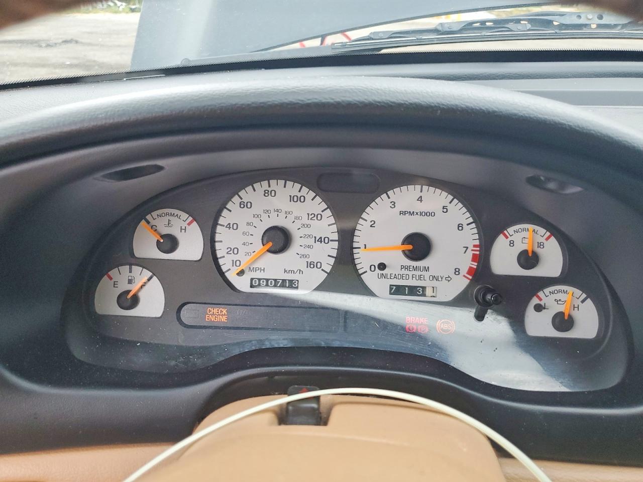 1996 Ford Mustang Cobra Black vin: 1FALP46V4TF188029