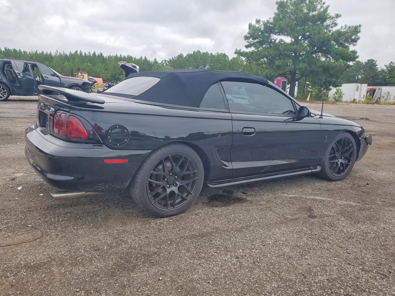 1996 Ford Mustang Cobra Black vin: 1FALP46V4TF188029