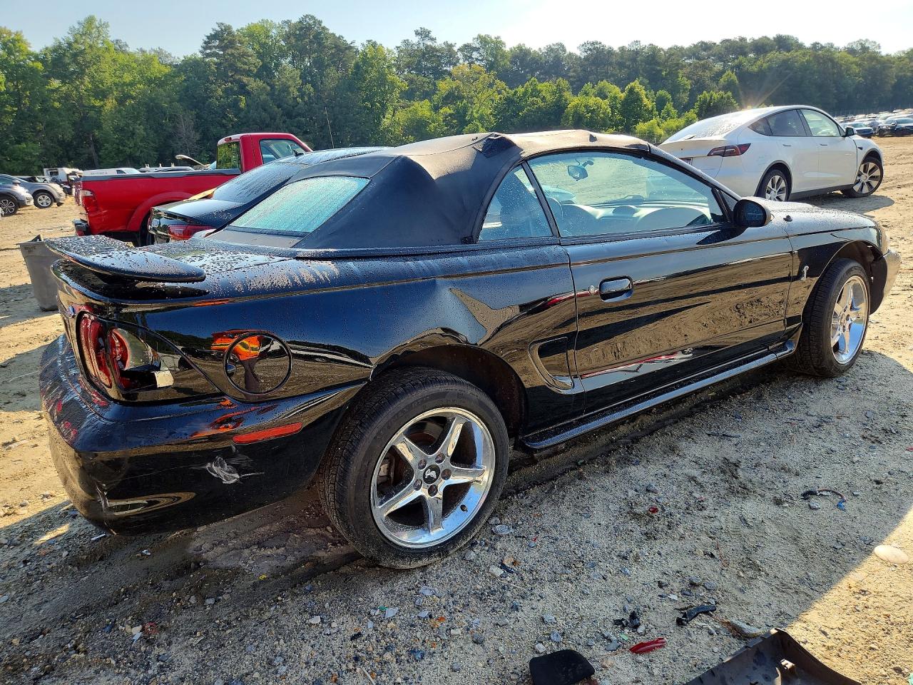 1997 Ford Mustang Svt Cobra Black vin: 1FALP46VXVF166362