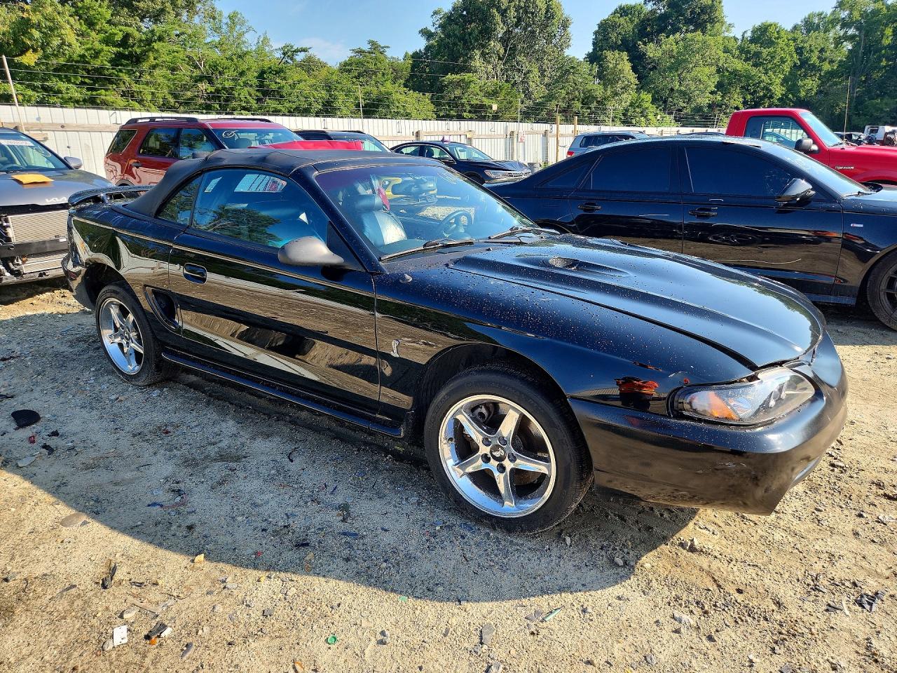 1997 Ford Mustang Svt Cobra Black vin: 1FALP46VXVF166362