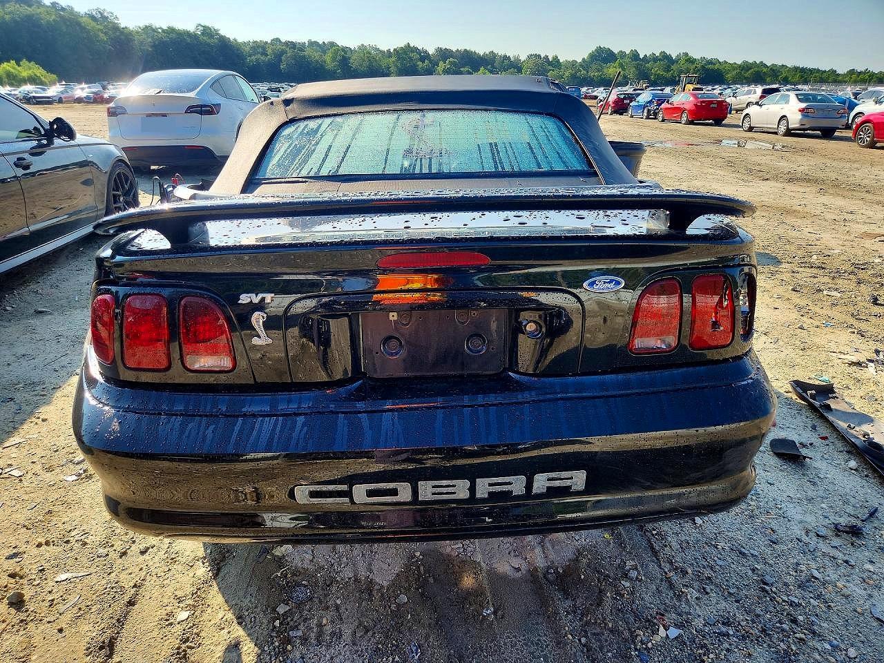 1997 Ford Mustang Svt Cobra Black vin: 1FALP46VXVF166362