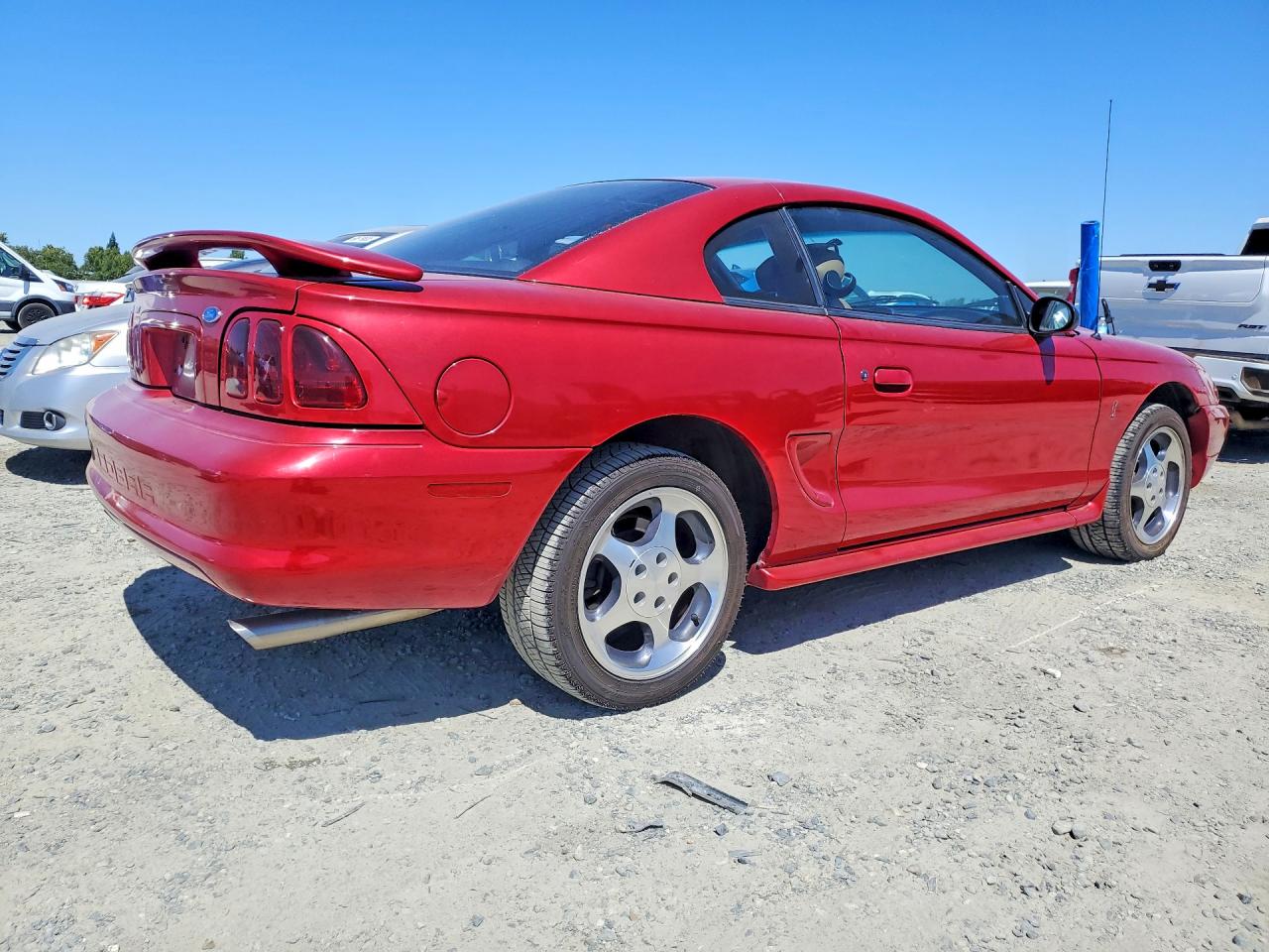 1996 Ford Mustang Cobra Red vin: 1FALP47V1TF134444