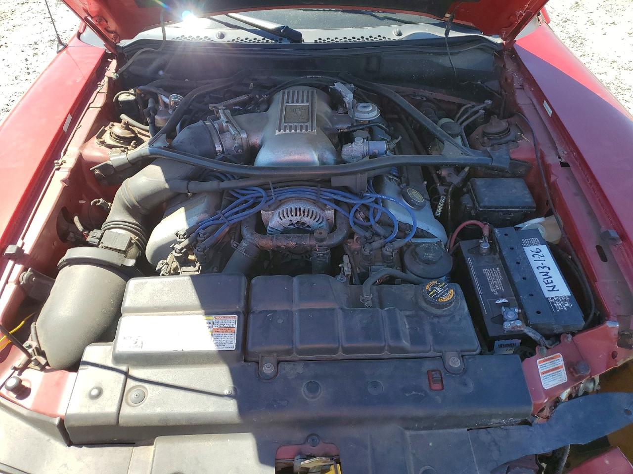 1996 Ford Mustang Cobra Red vin: 1FALP47V1TF134444