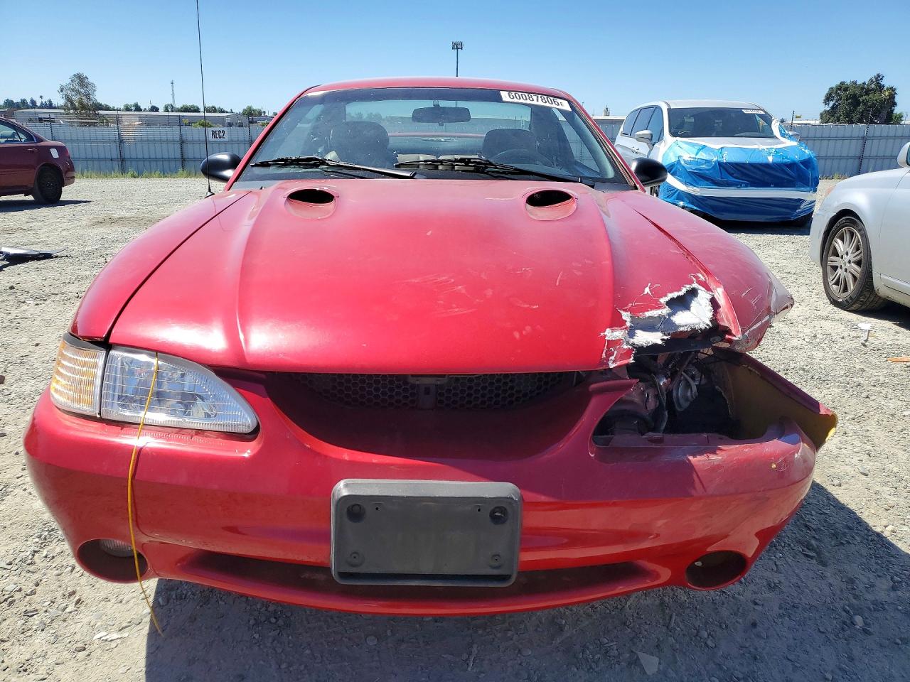 1996 Ford Mustang Cobra Red vin: 1FALP47V1TF134444