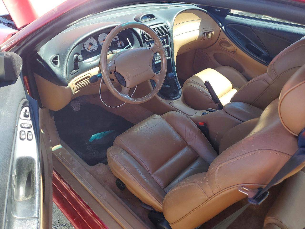 1996 Ford Mustang Cobra Red vin: 1FALP47V1TF134444