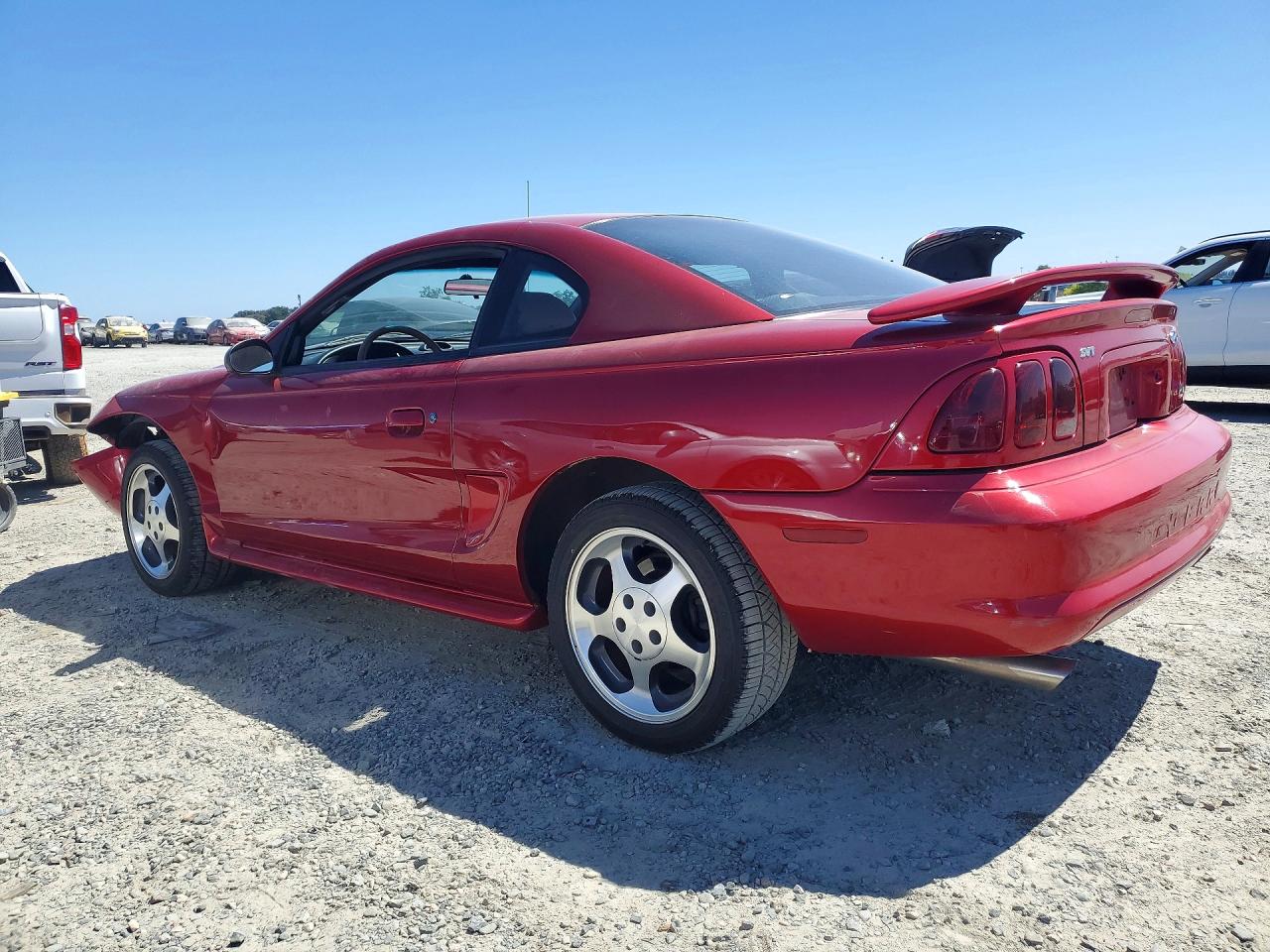 1996 Ford Mustang Cobra Red vin: 1FALP47V1TF134444