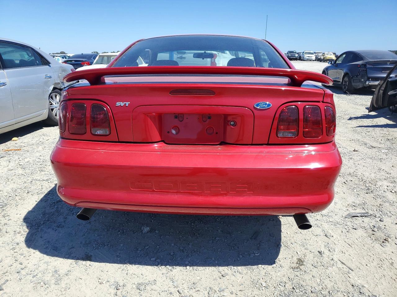 1996 Ford Mustang Cobra Red vin: 1FALP47V1TF134444