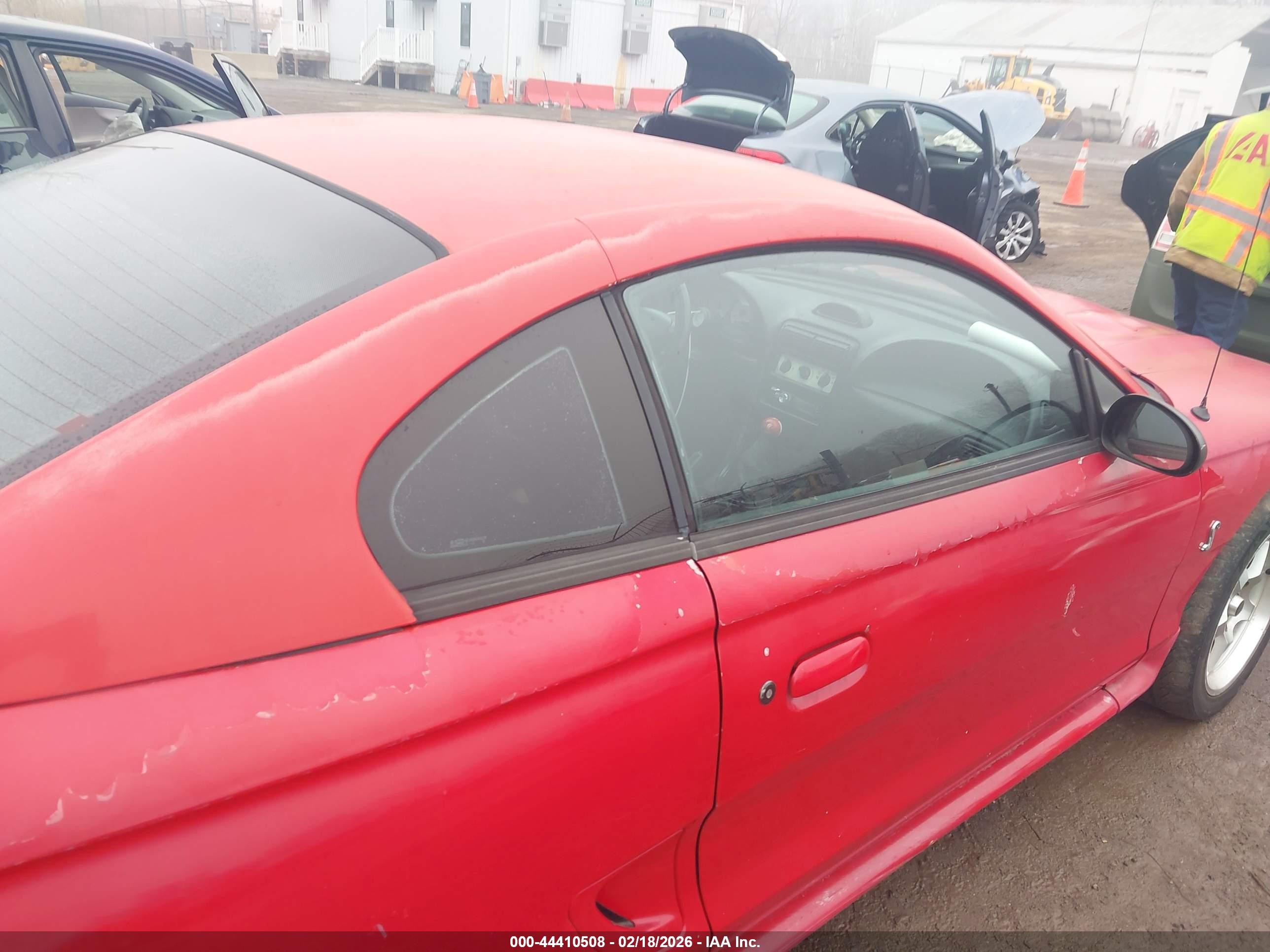 1997 Ford Mustang Cobra Red vin: 1FALP47V9VF160275