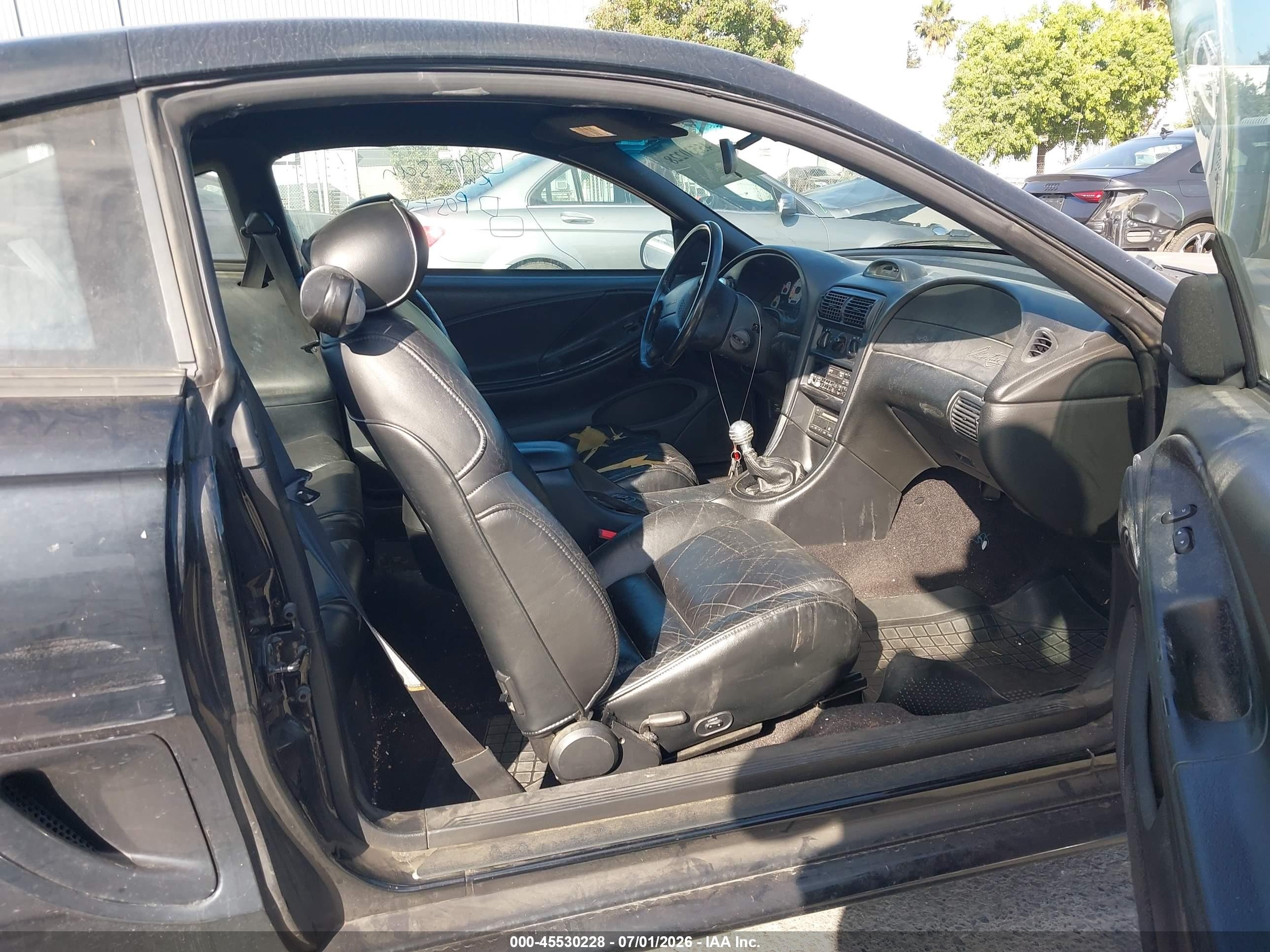 1996 Ford Mustang Cobra Черный vin: 1FALP47VXTF137911