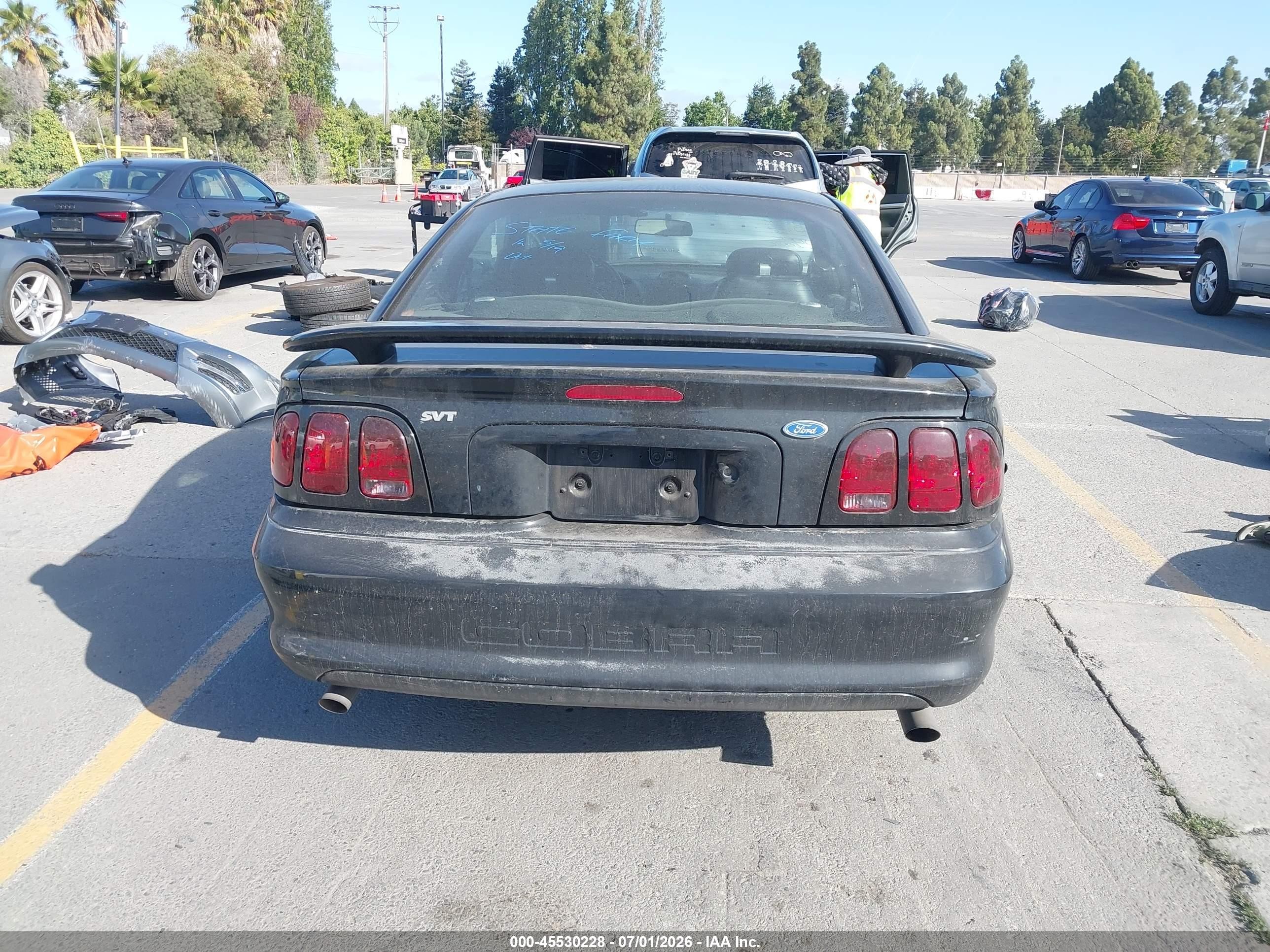 1996 Ford Mustang Cobra Черный vin: 1FALP47VXTF137911