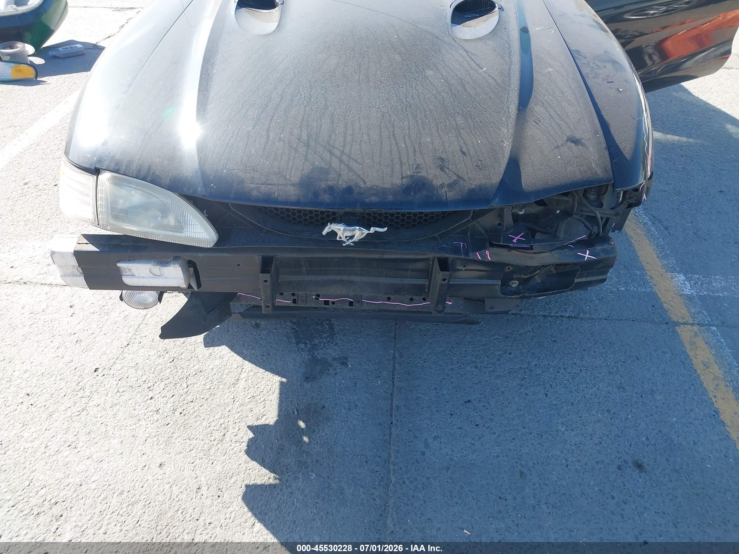 1996 Ford Mustang Cobra Черный vin: 1FALP47VXTF137911
