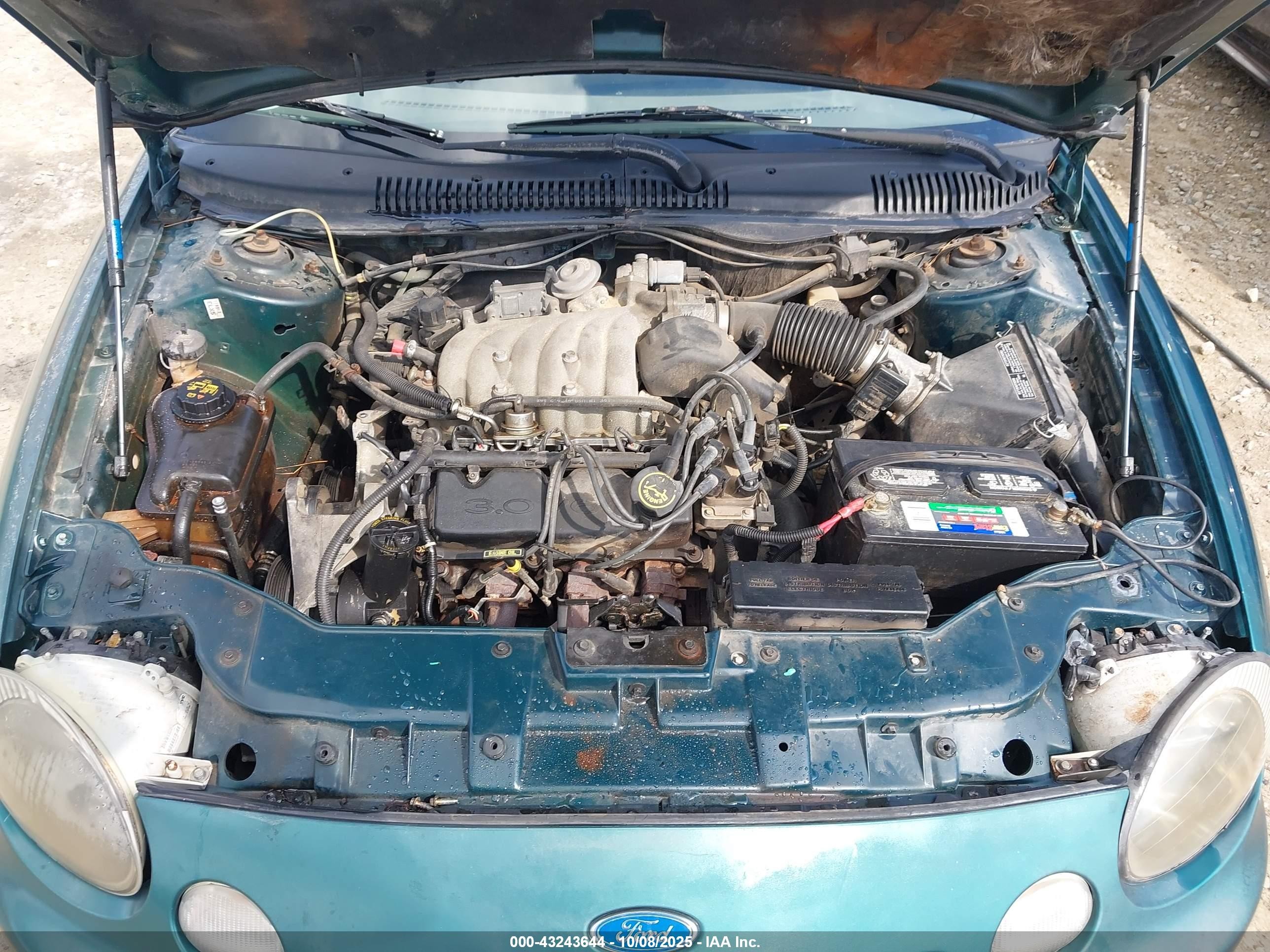1996 Ford Taurus G Зеленый vin: 1FALP51U3TA316584