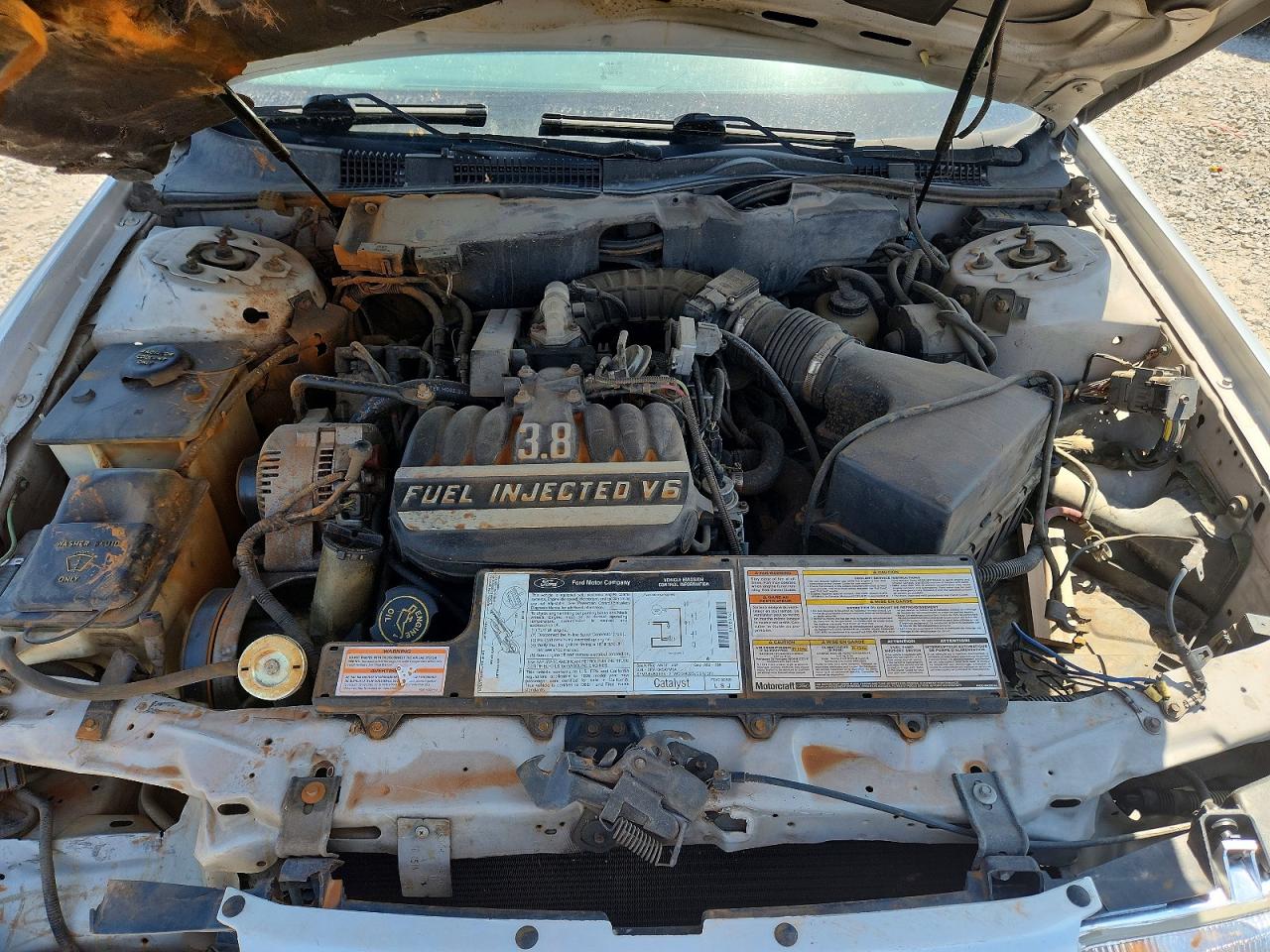 1995 Ford Taurus Gl/se Silver vin: 1FALP5244SG323943