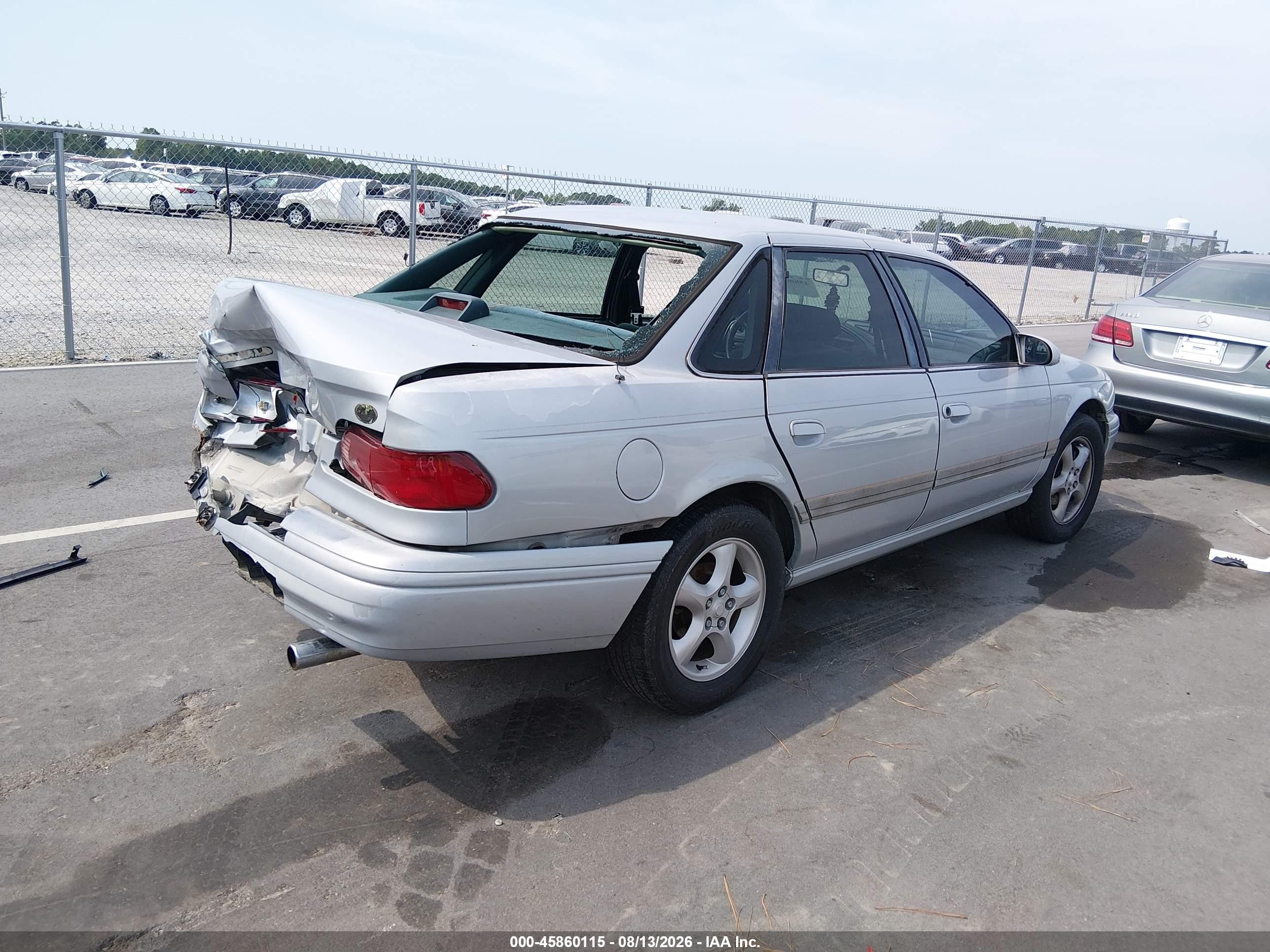1995 Ford Taurus Gl/se Silver vin: 1FALP52U0SG317685
