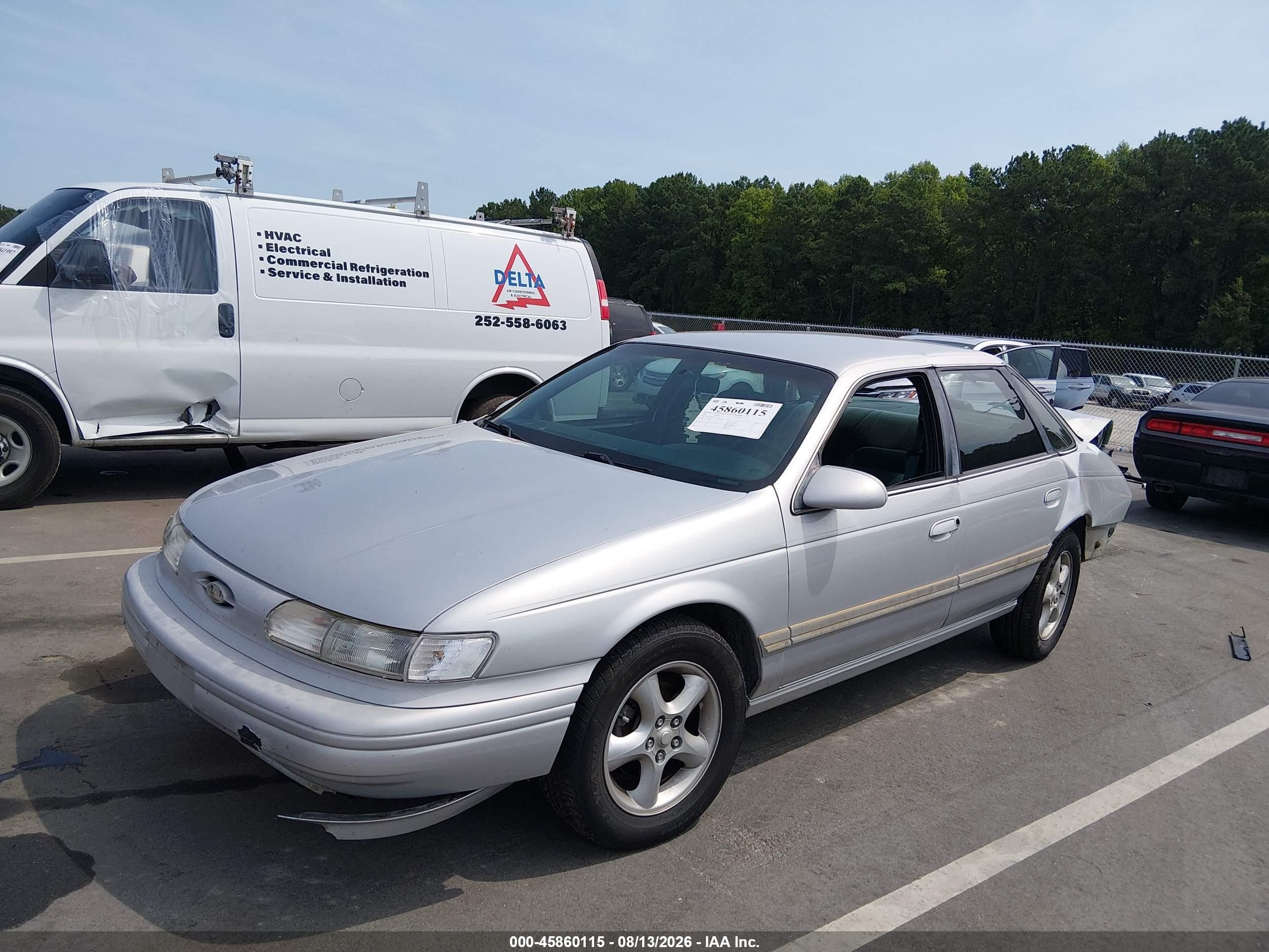 1995 Ford Taurus Gl/se Silver vin: 1FALP52U0SG317685