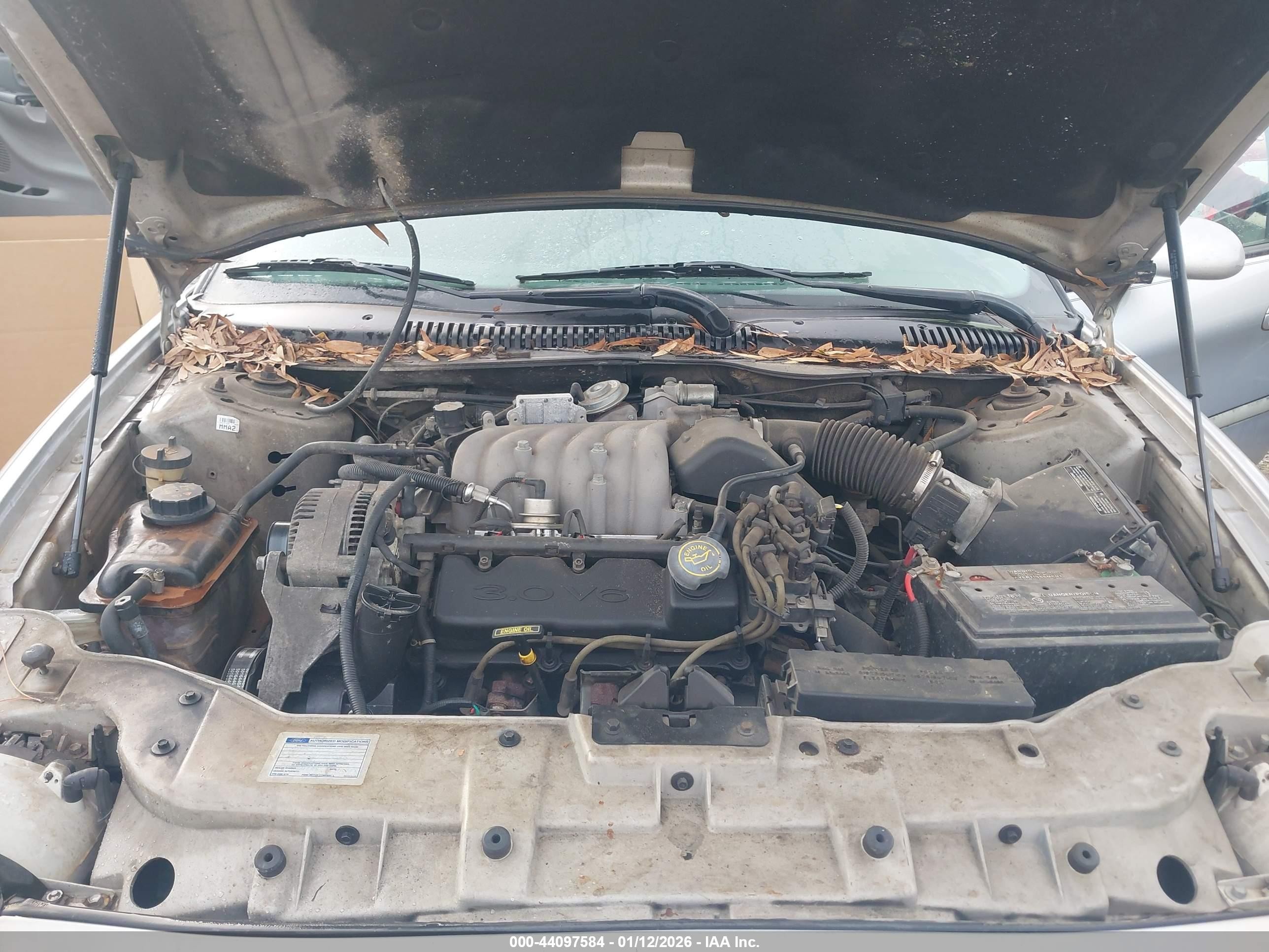 1996 Ford Taurus Gl Silver vin: 1FALP52U0TA158784