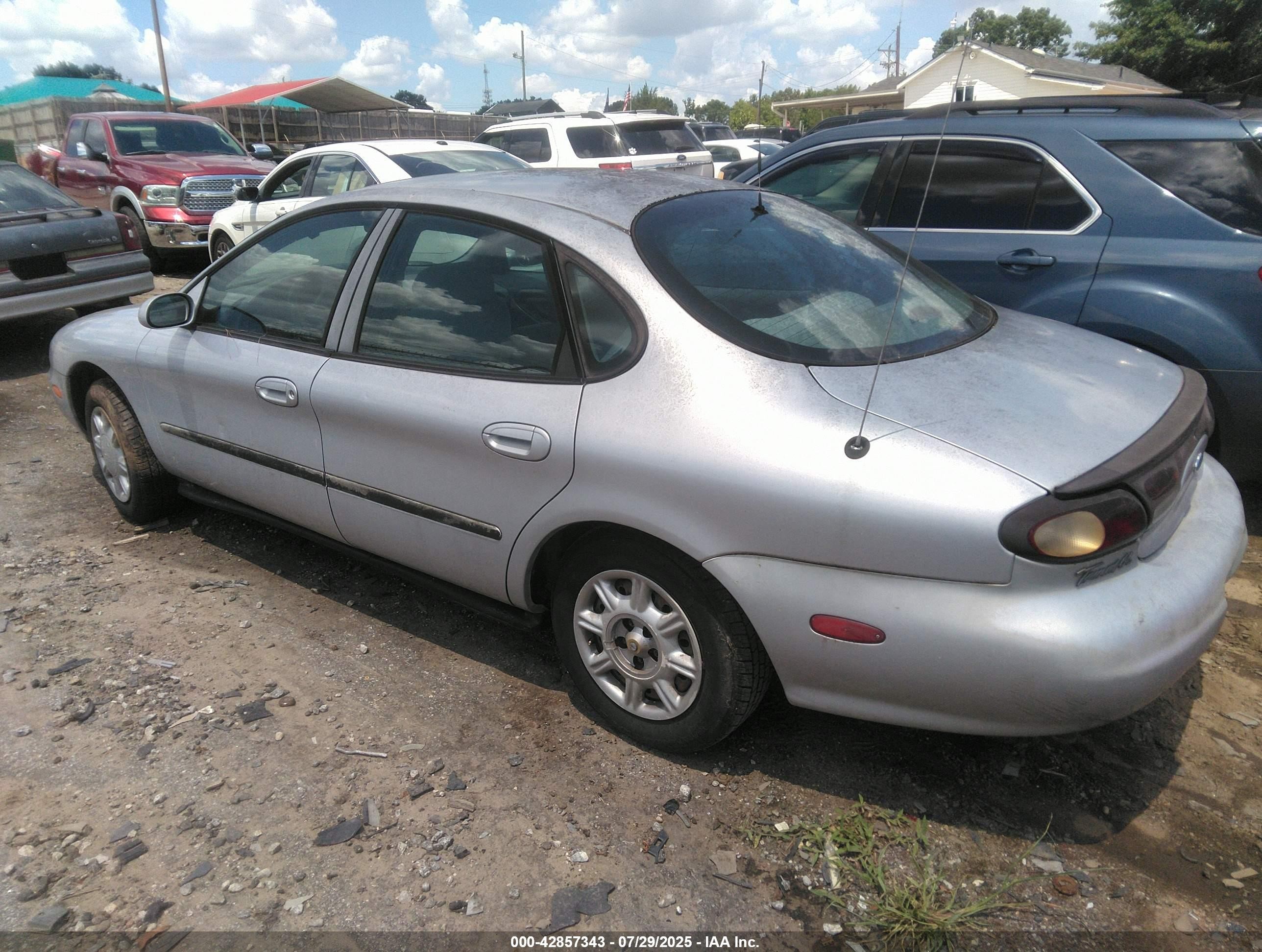 1996 Ford Taurus Gl Silver vin: 1FALP52U1TA184052