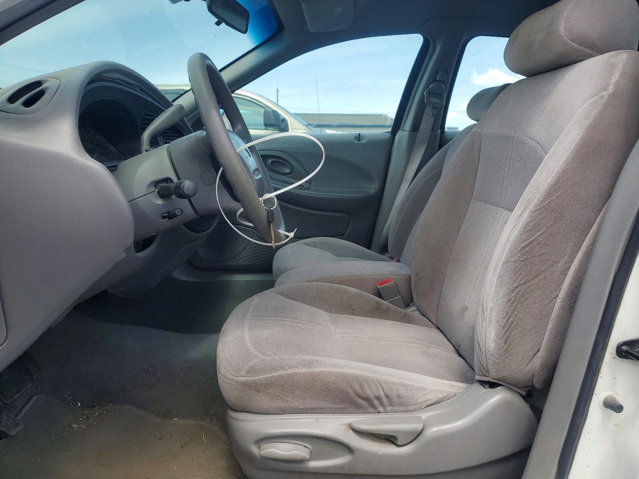 1997 Ford Taurus Gl White vin: 1FALP52U1VA209227