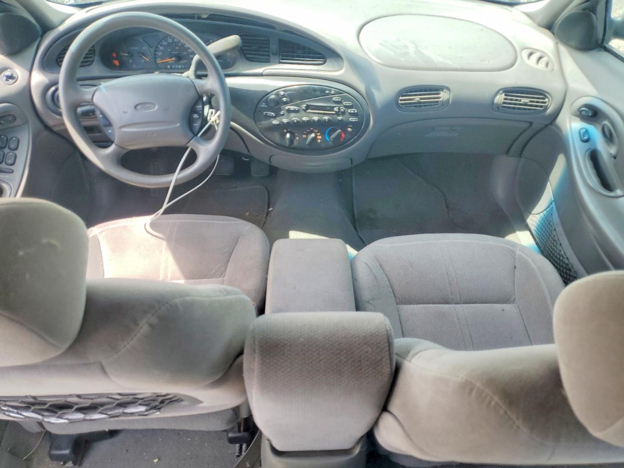 1997 Ford Taurus Gl White vin: 1FALP52U1VA209227