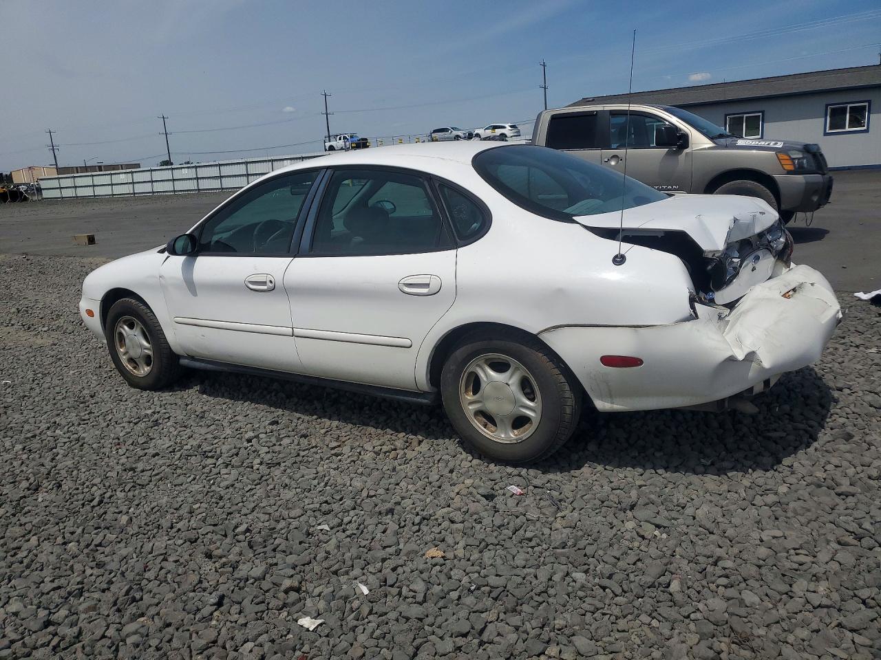 1997 Ford Taurus Gl White vin: 1FALP52U1VA209227