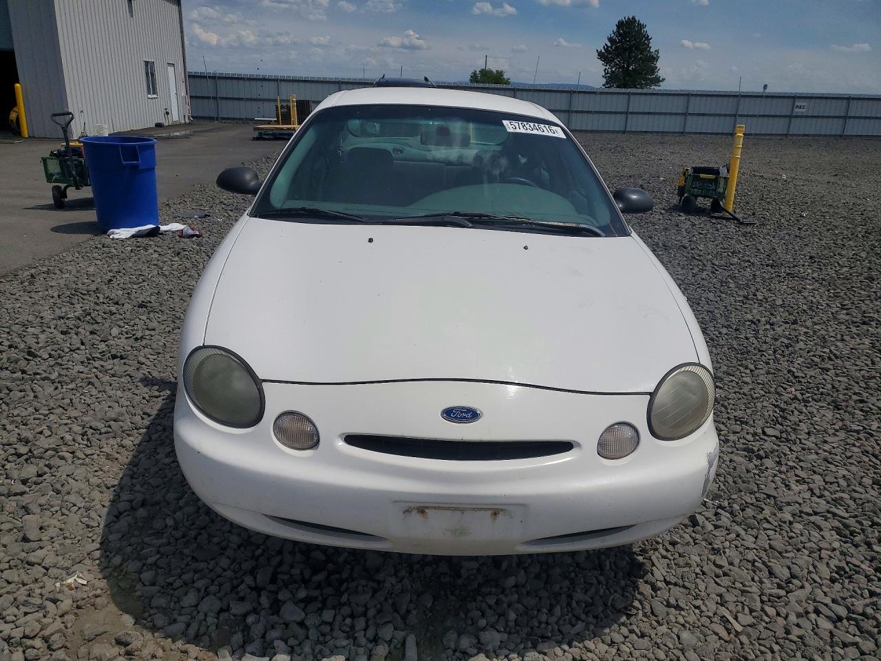 1997 Ford Taurus Gl White vin: 1FALP52U1VA209227