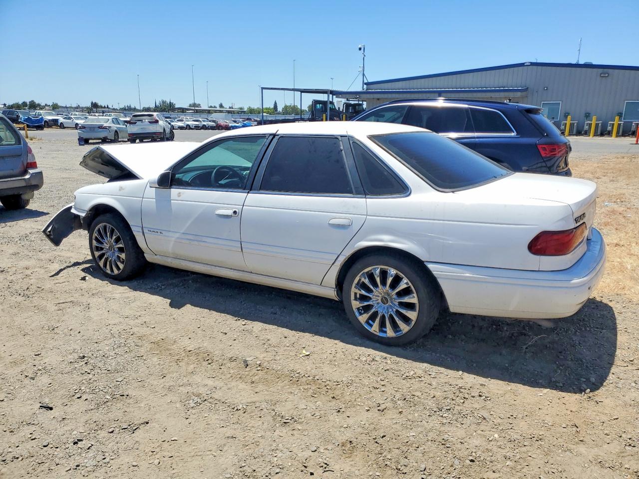1995 Ford Taurus Gl White vin: 1FALP52U2SA122335
