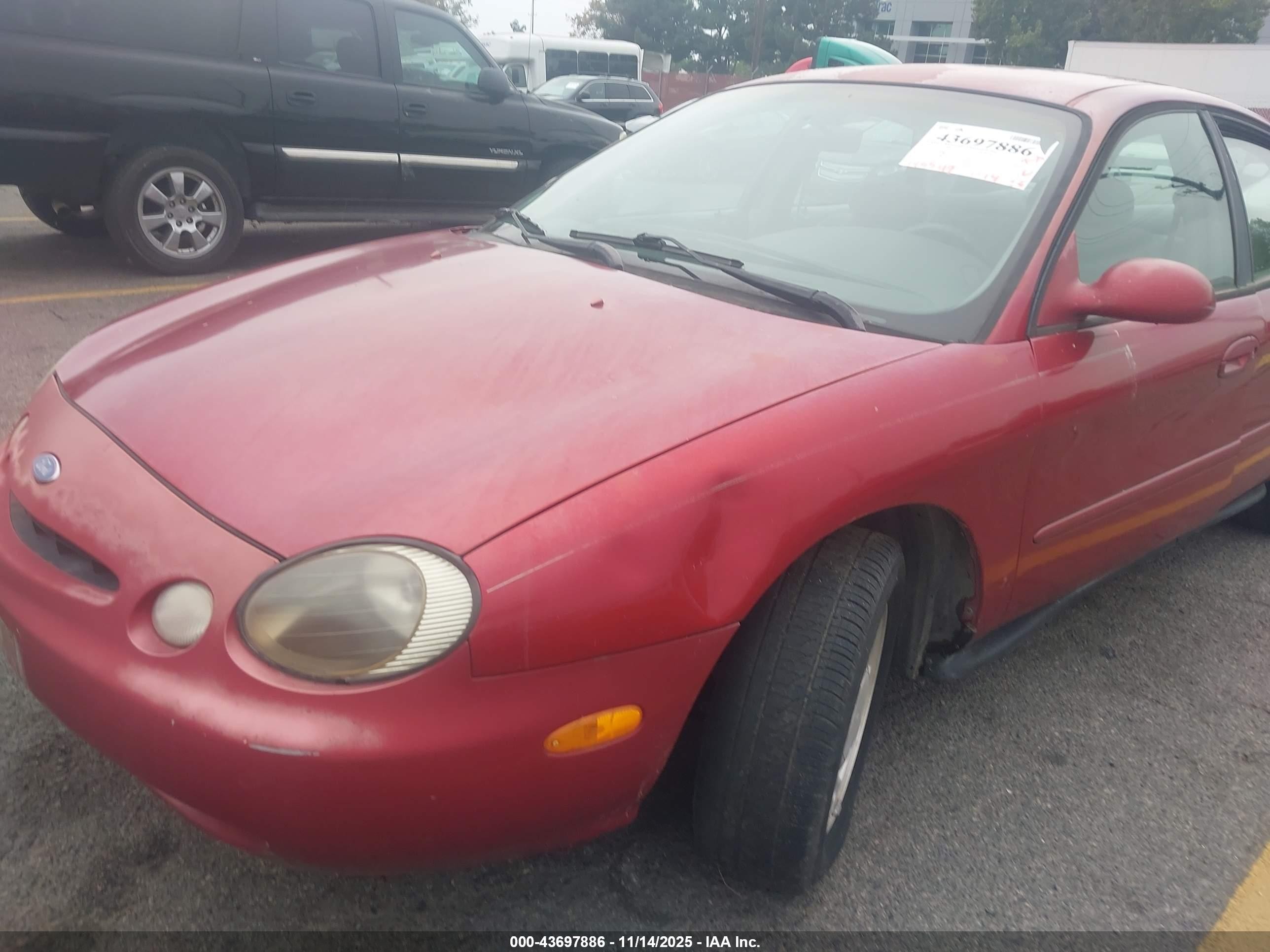 1996 Ford Taurus Gl Burgundy vin: 1FALP52U2TA125141