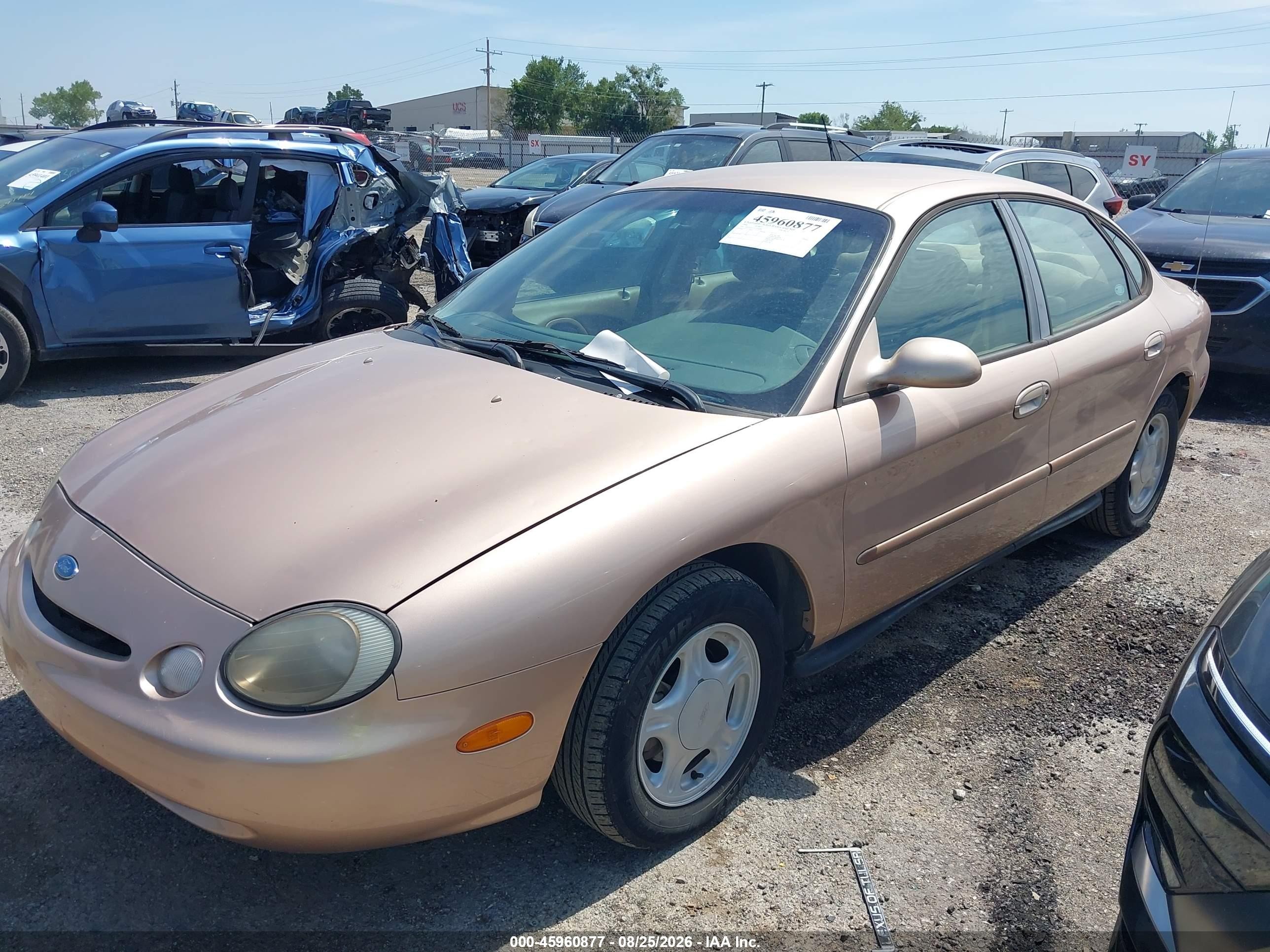 1996 Ford Taurus Gl Gold vin: 1FALP52U2TA153490