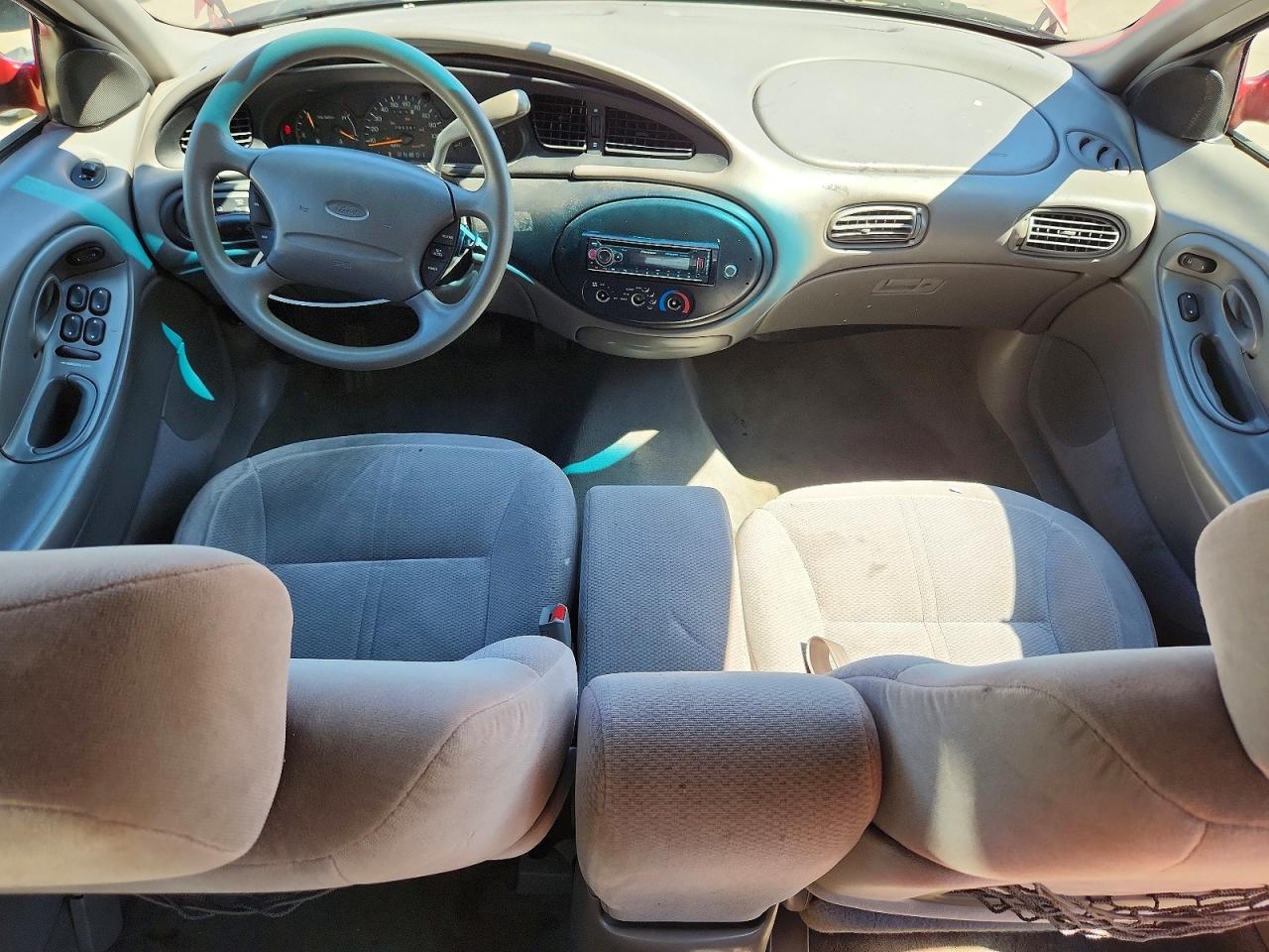 1996 Ford Taurus Gl Burgundy vin: 1FALP52U2TG241369