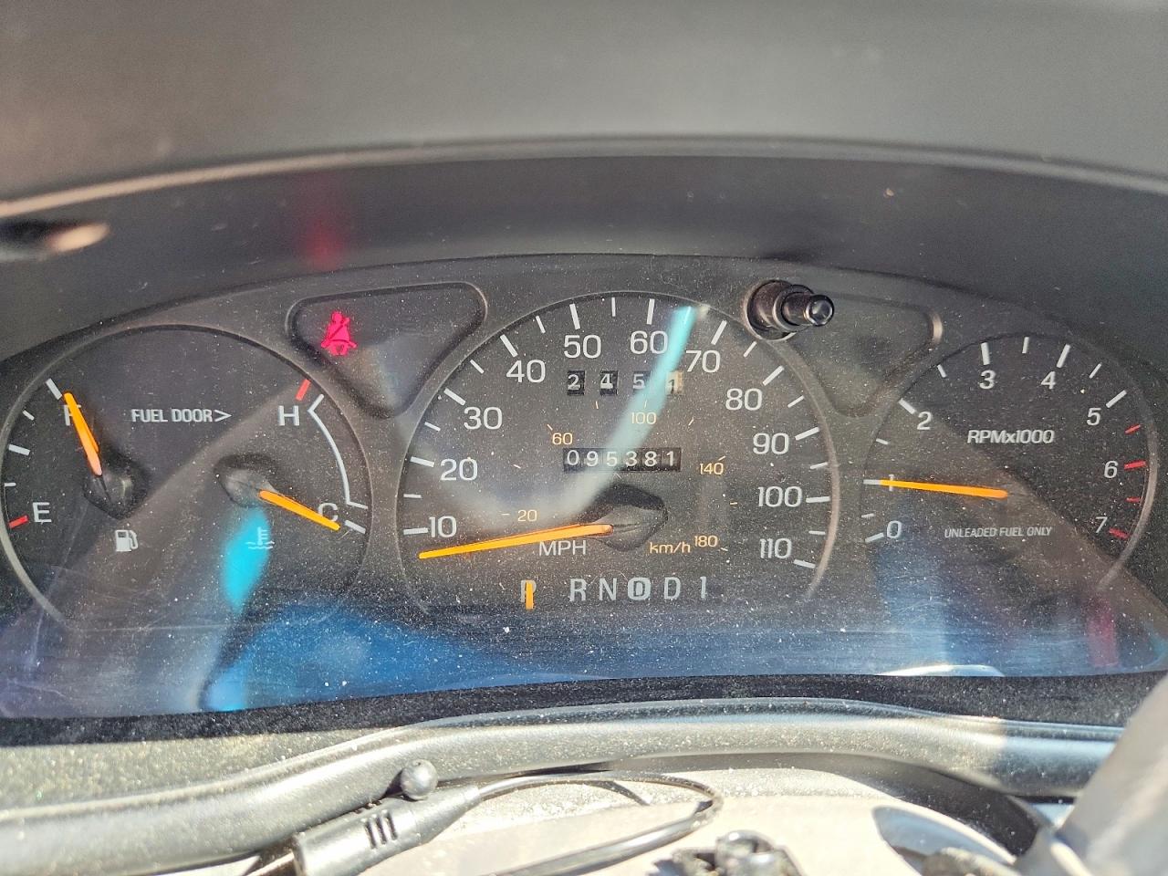 1996 Ford Taurus Gl Burgundy vin: 1FALP52U2TG241369