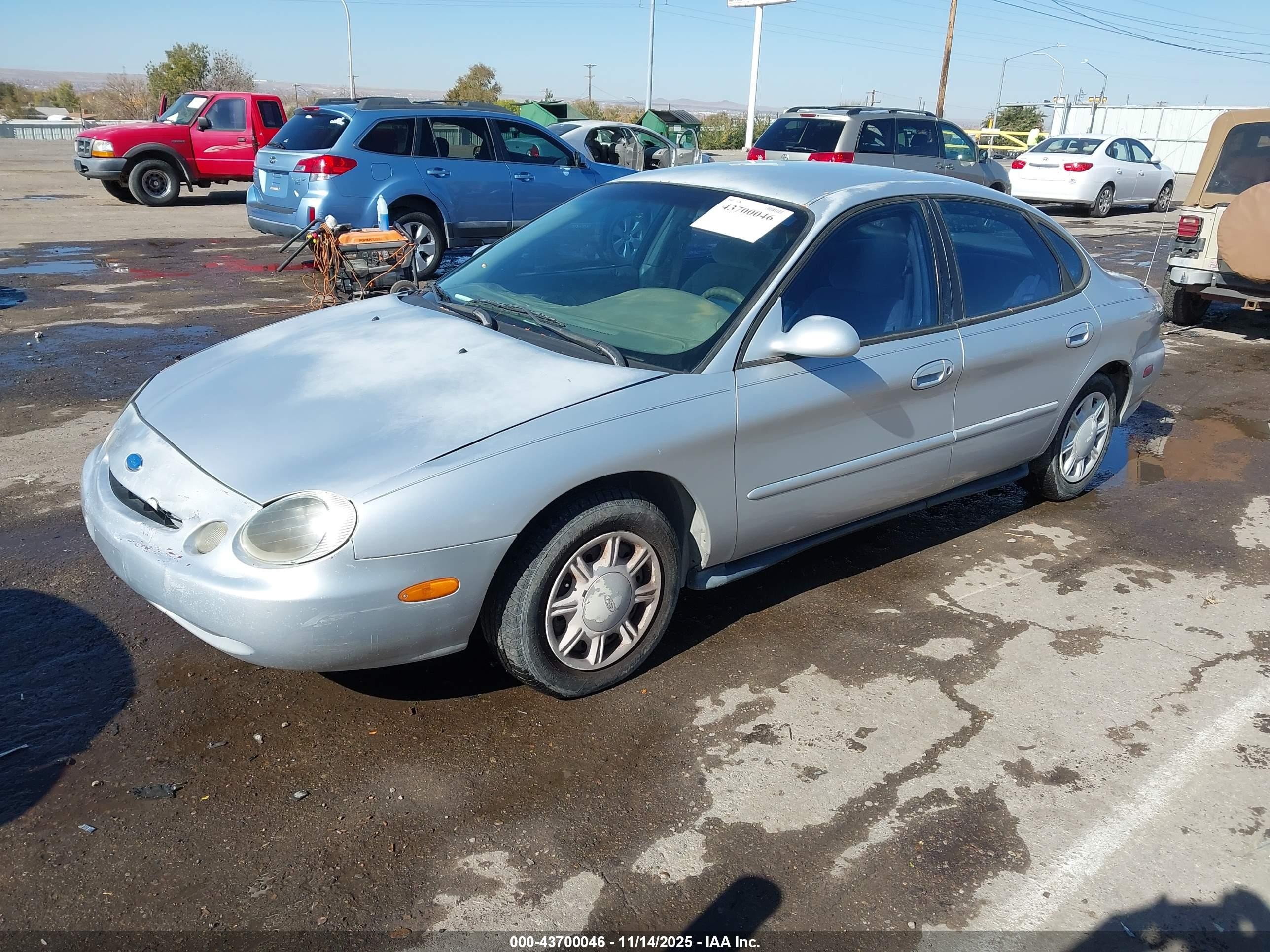 1996 Ford Taurus Gl Silver vin: 1FALP52U2TG285436