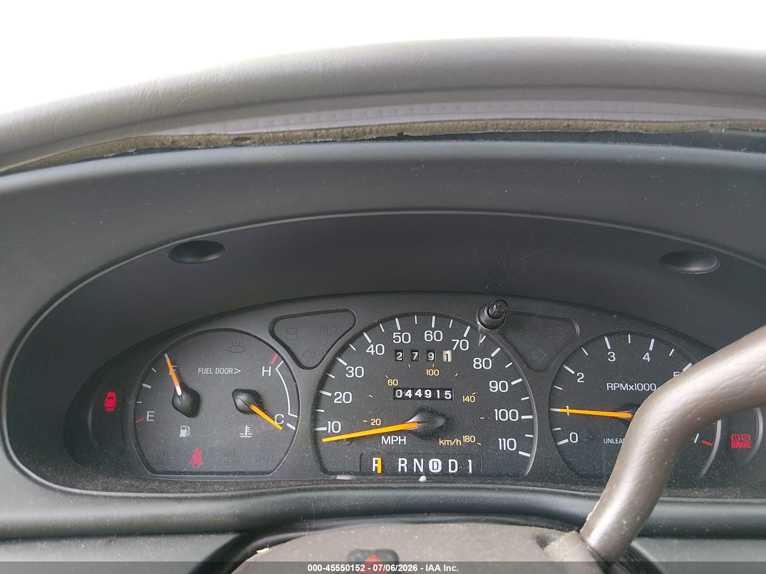 1997 Ford Taurus Gl Золотой vin: 1FALP52U2VA265421