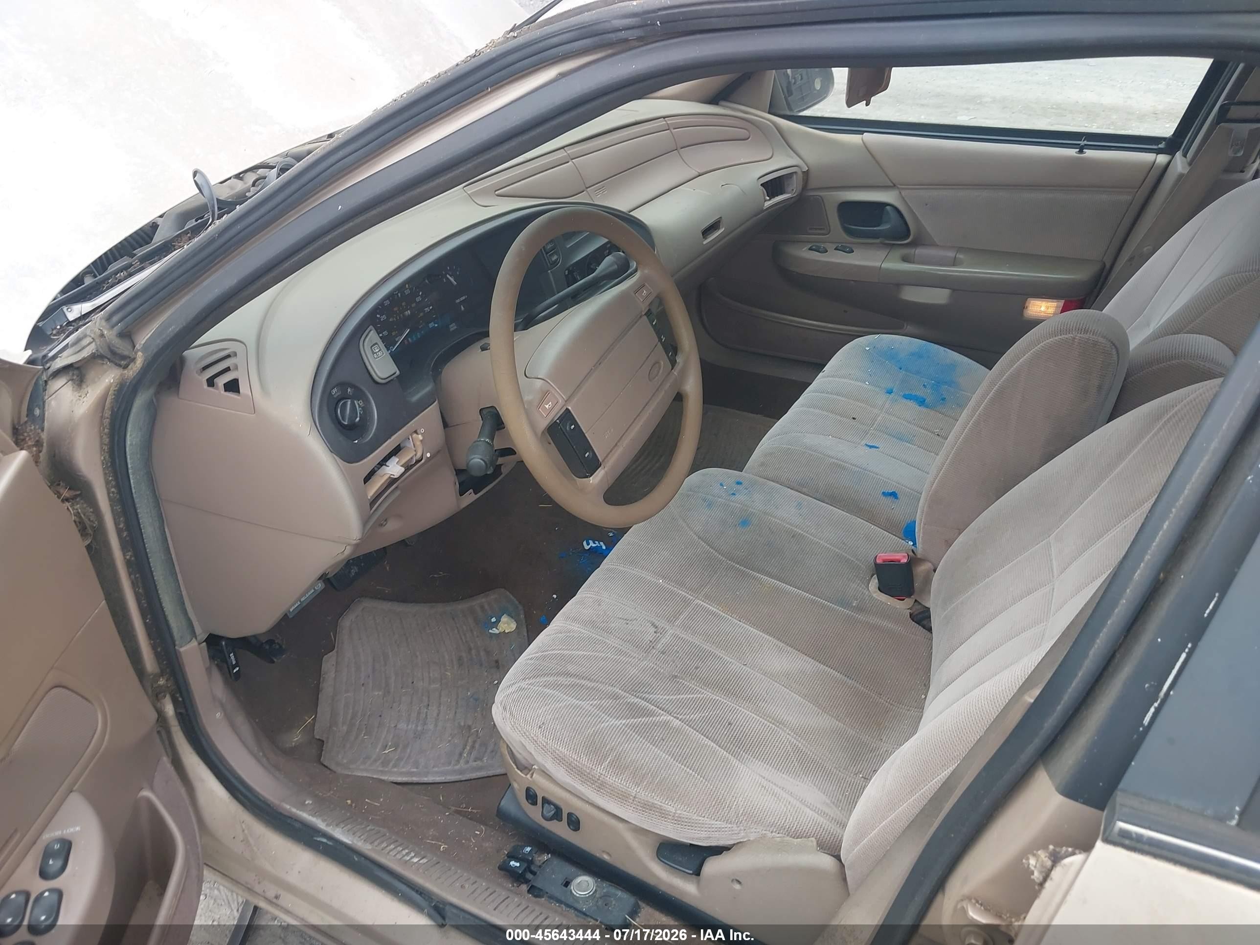 1993 Ford Taurus Gl Gold vin: 1FALP52U3PA252812