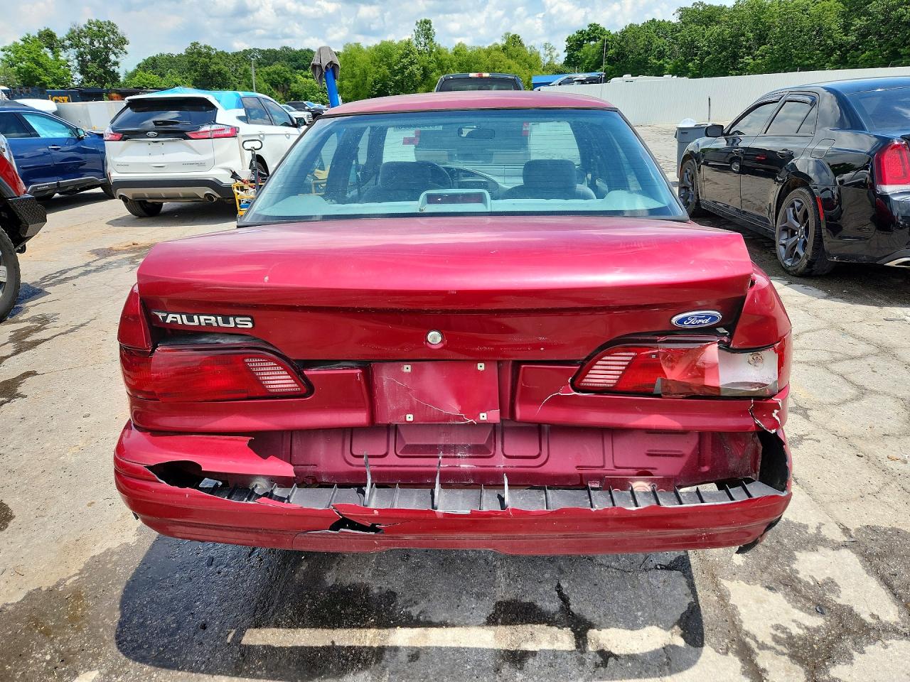 1995 Ford Taurus Gl Red vin: 1FALP52U3SG104620