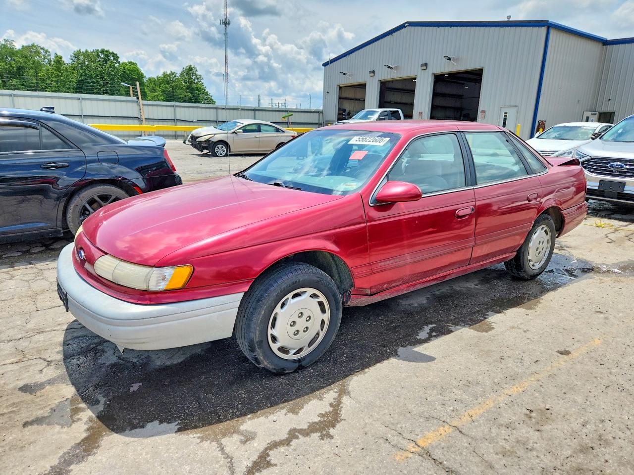 1995 Ford Taurus Gl Red vin: 1FALP52U3SG104620