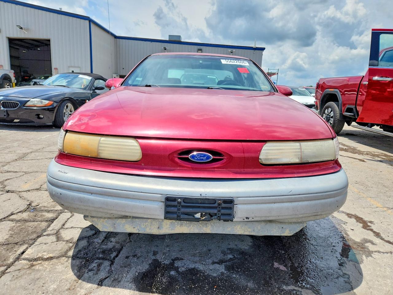 1995 Ford Taurus Gl Red vin: 1FALP52U3SG104620