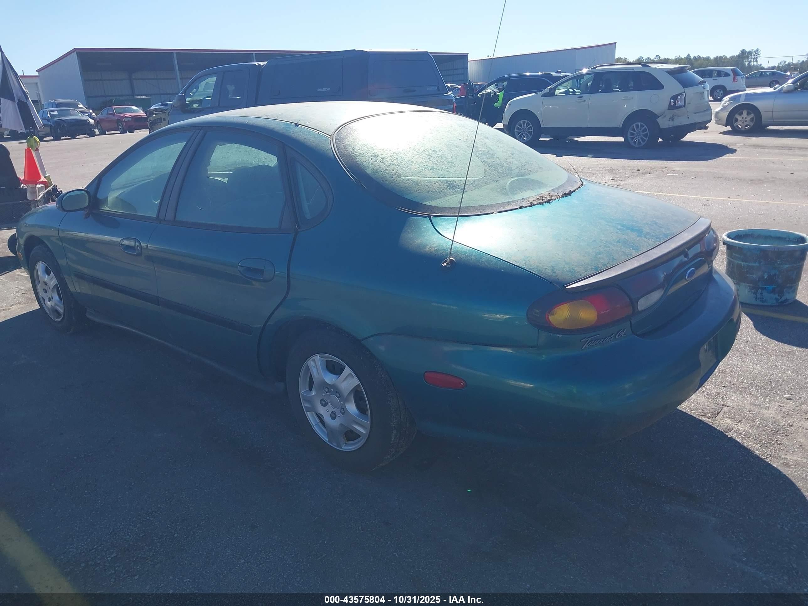 1996 Ford Taurus Gl Green vin: 1FALP52U3TA131773