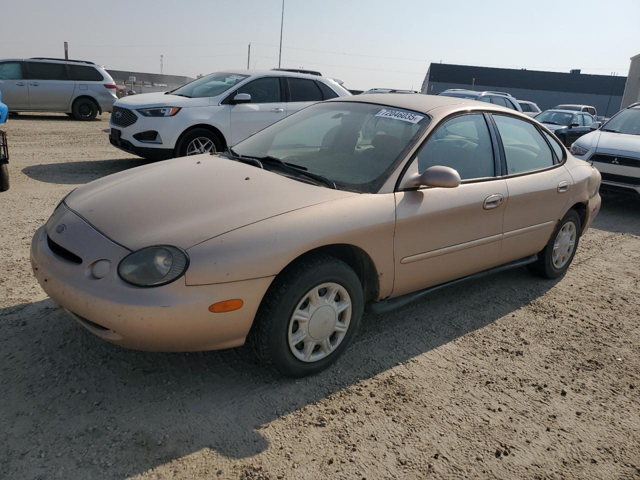 1996 Ford Taurus Gl Beige vin: 1FALP52U3TG212656