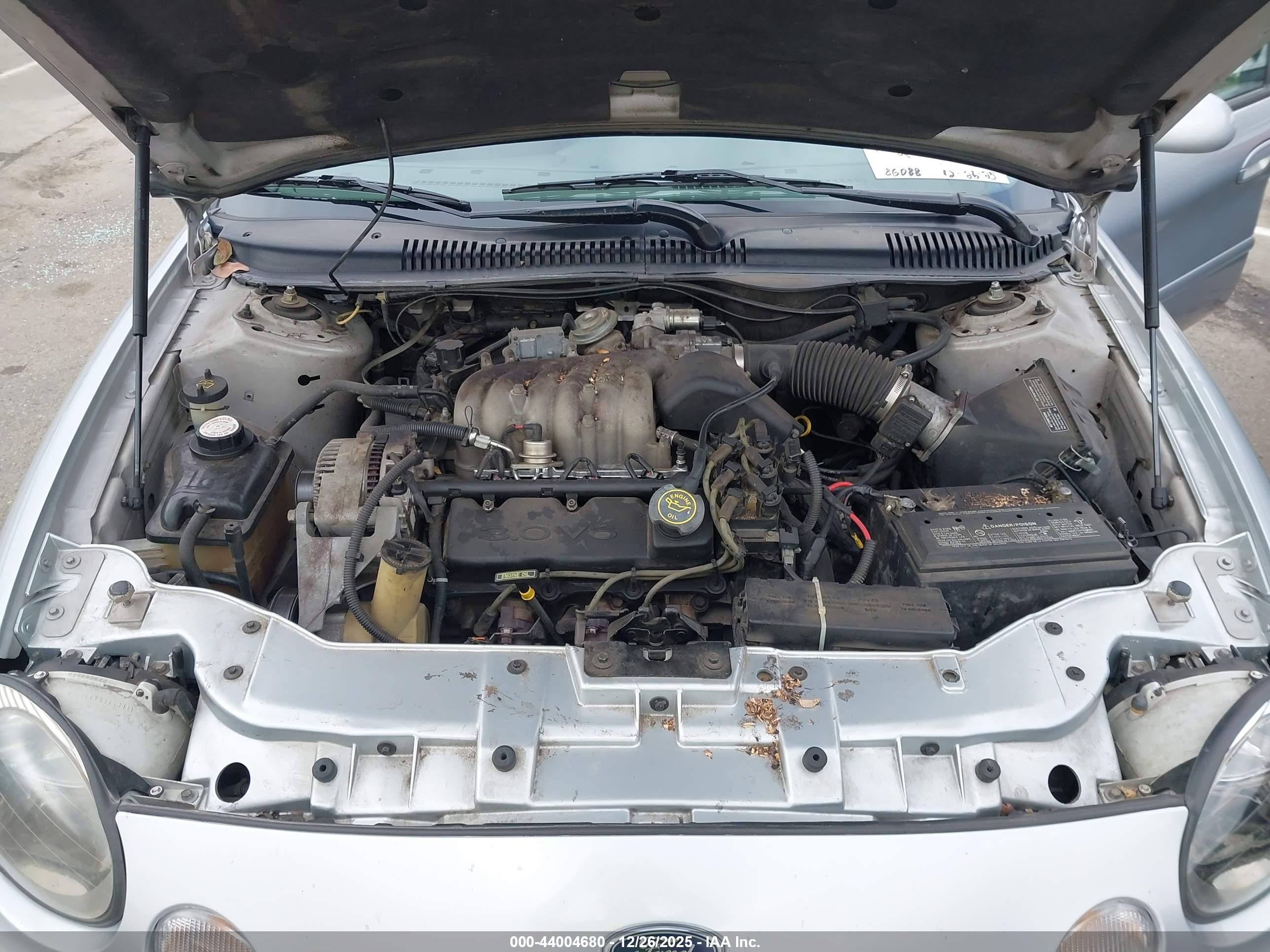 1996 Ford Taurus Gl Silver vin: 1FALP52U3TG298888