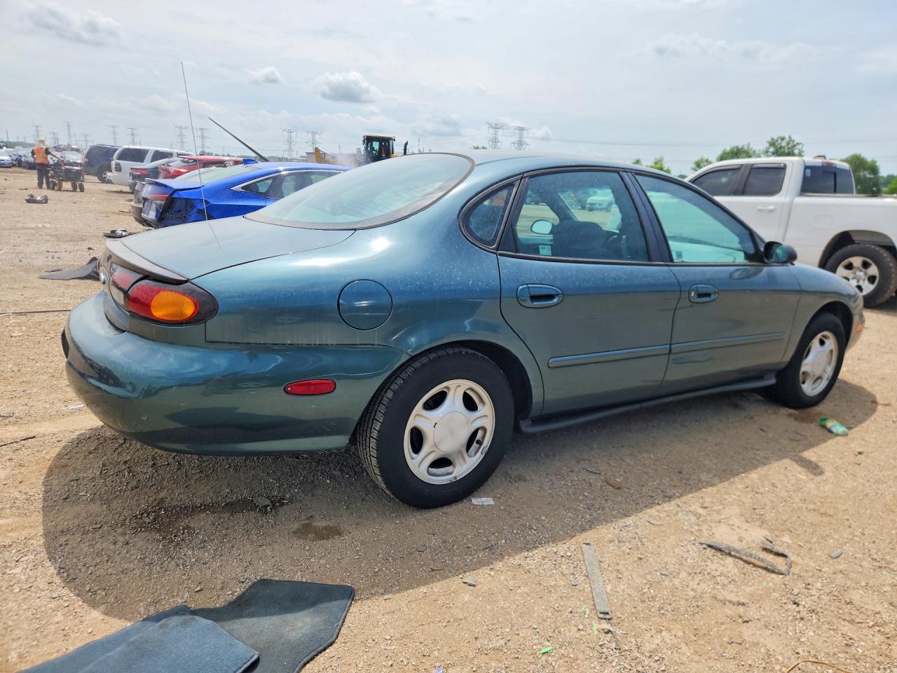 1997 Ford Taurus Gl Teal vin: 1FALP52U3VG295556