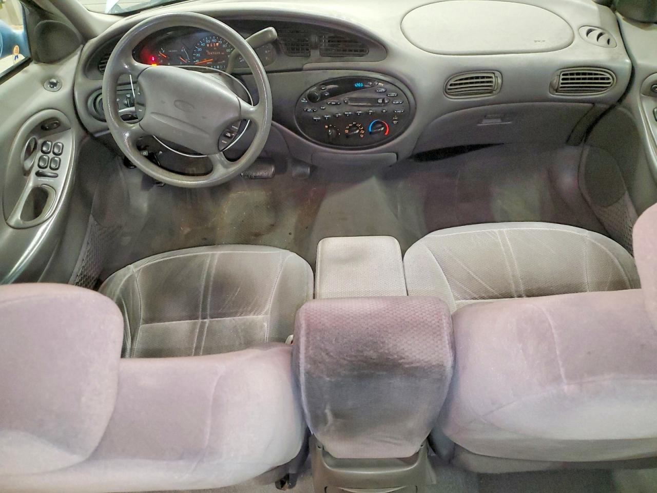 1997 Ford Taurus Gl Blue vin: 1FALP52U3VG315384
