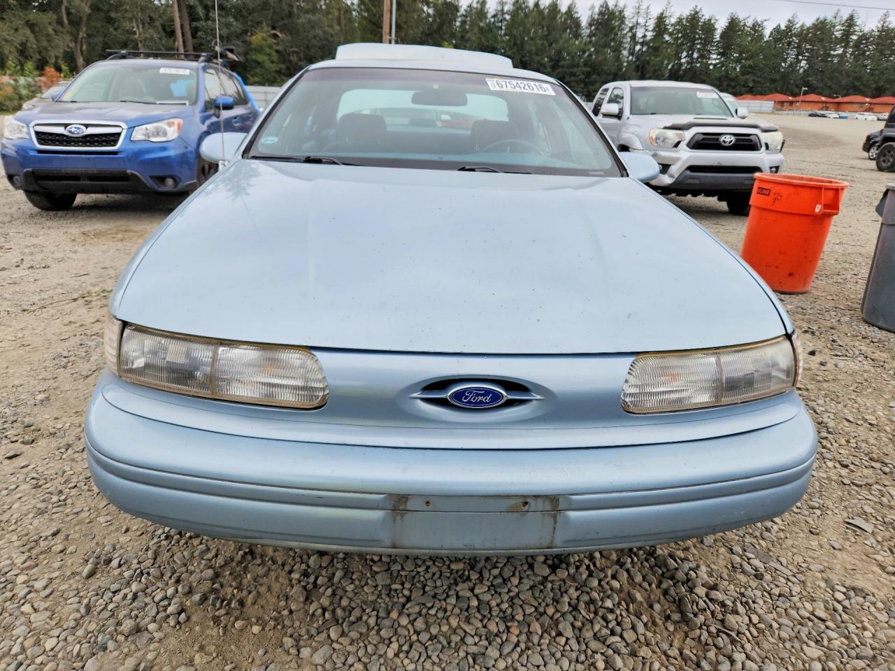 1993 Ford Taurus Gl Blue vin: 1FALP52U4PG148858