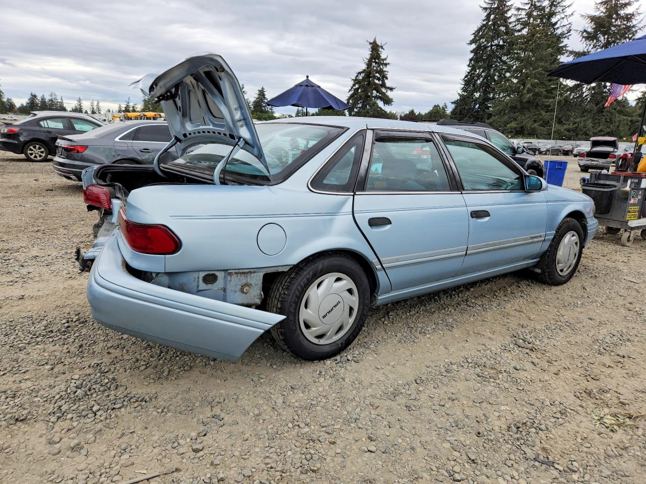 1993 Ford Taurus Gl Blue vin: 1FALP52U4PG148858