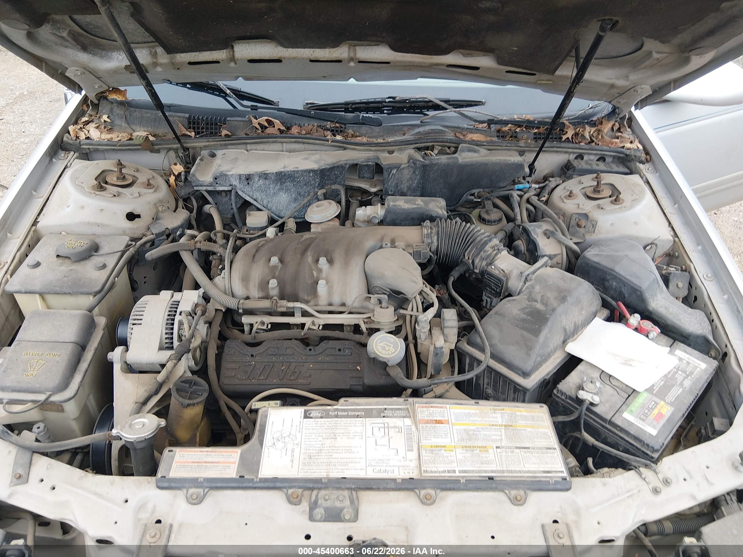 1995 Ford Taurus Gl/se Blue vin: 1FALP52U4SG255238