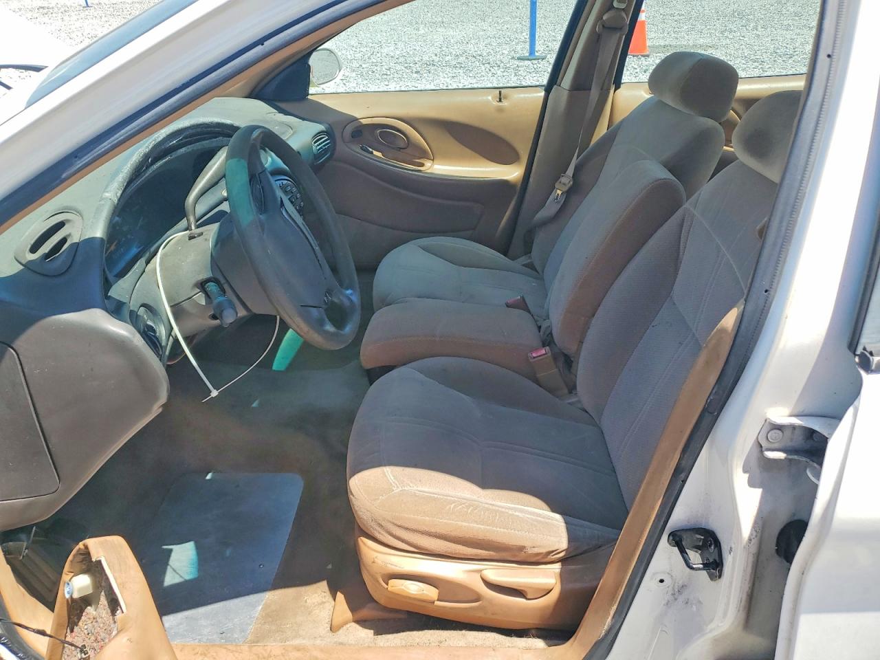 1996 Ford Taurus Gl White vin: 1FALP52U4TA289250