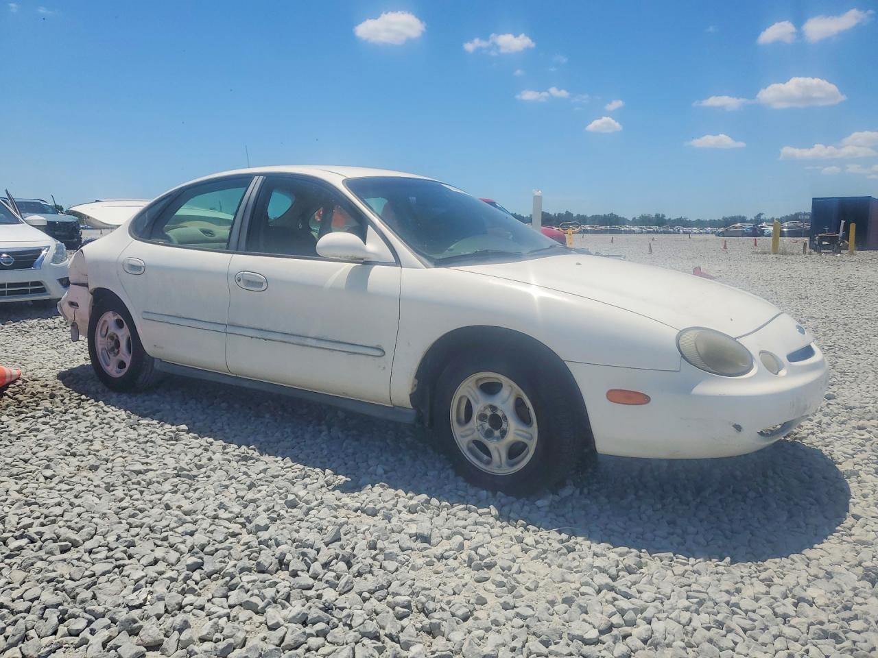 1996 Ford Taurus Gl White vin: 1FALP52U4TA289250