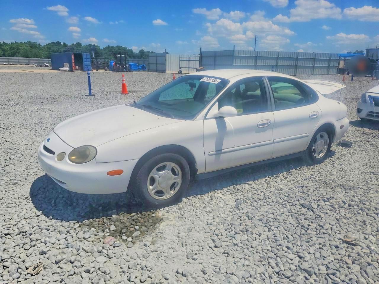 1996 Ford Taurus Gl White vin: 1FALP52U4TA289250