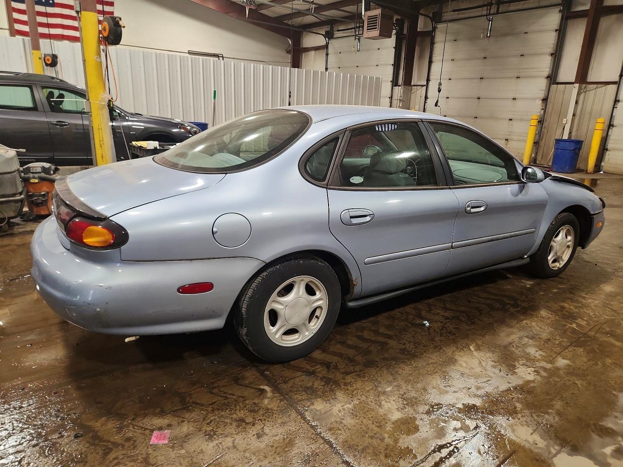 1997 Ford Taurus Gl Blue vin: 1FALP52U4VA237474